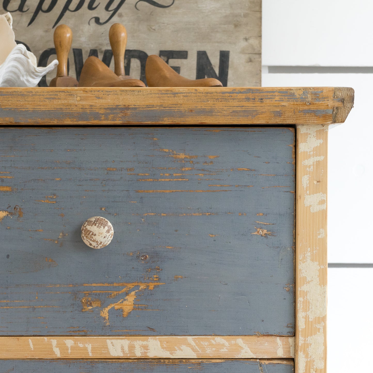 Rustic Original Painted Chest of Drawers