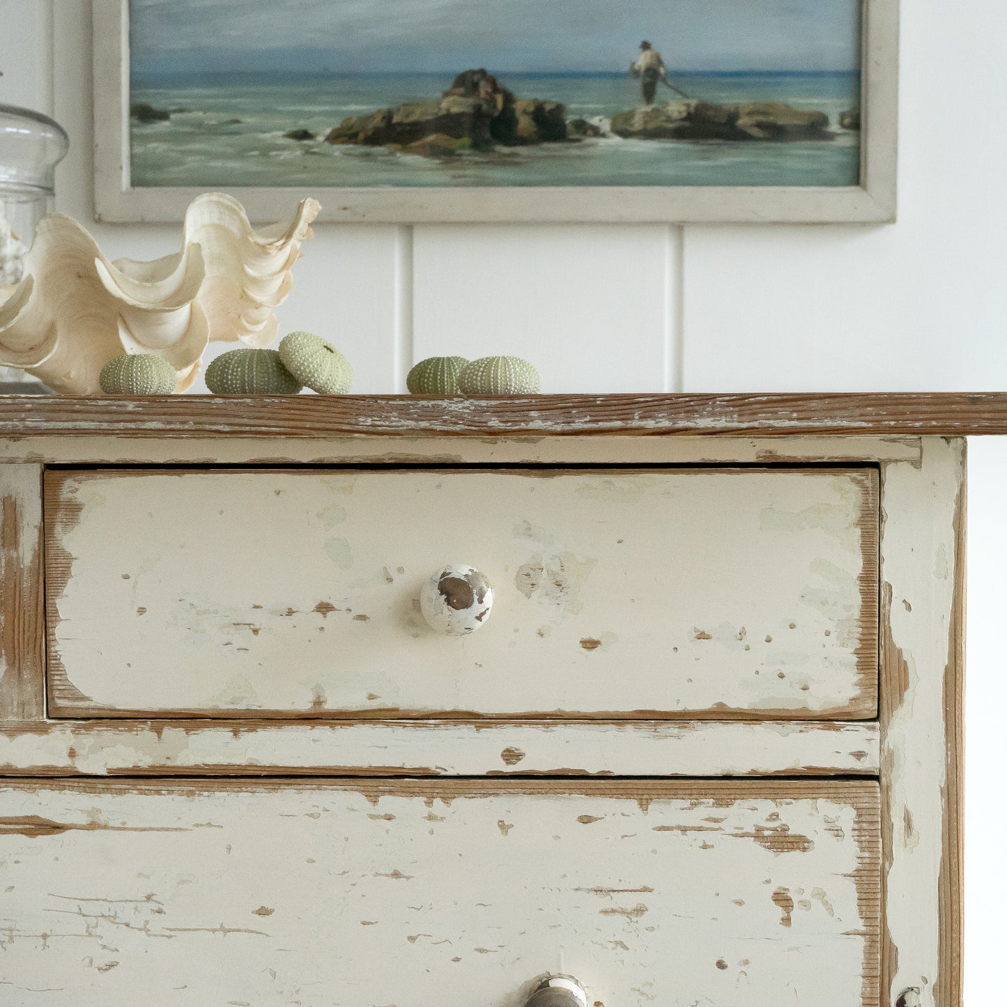Rustic Original Painted Chest of Drawers