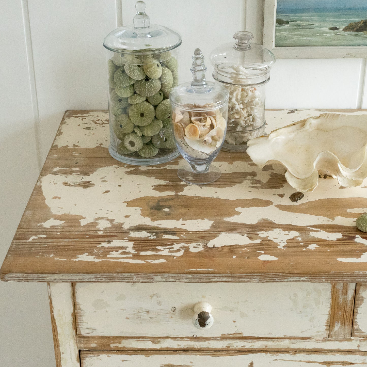 Rustic Original Painted Chest of Drawers