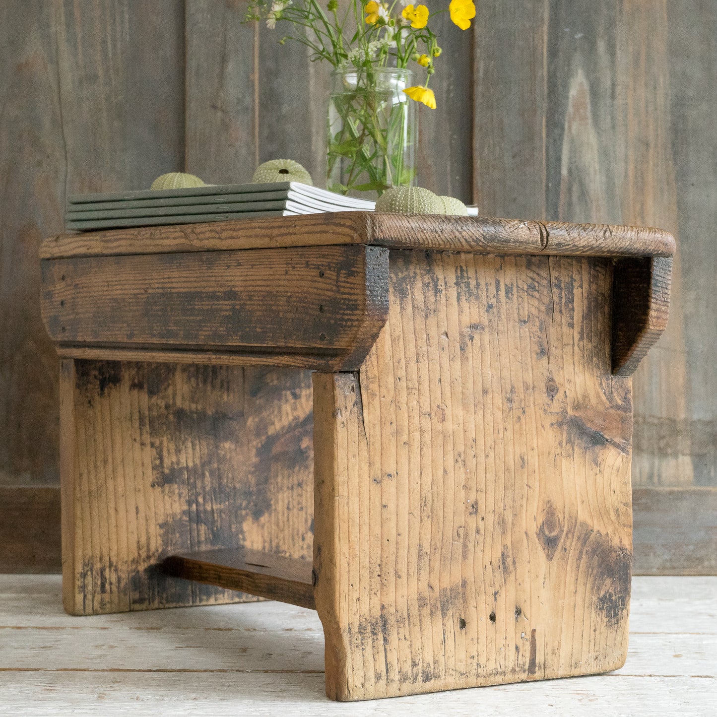 Rustic Pine Stool