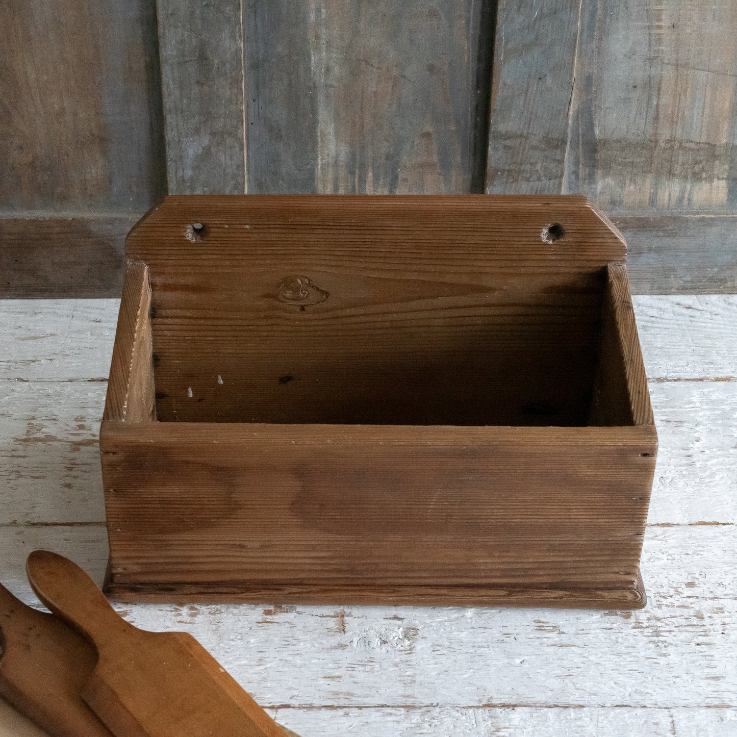 Rustic Pine Storage Box