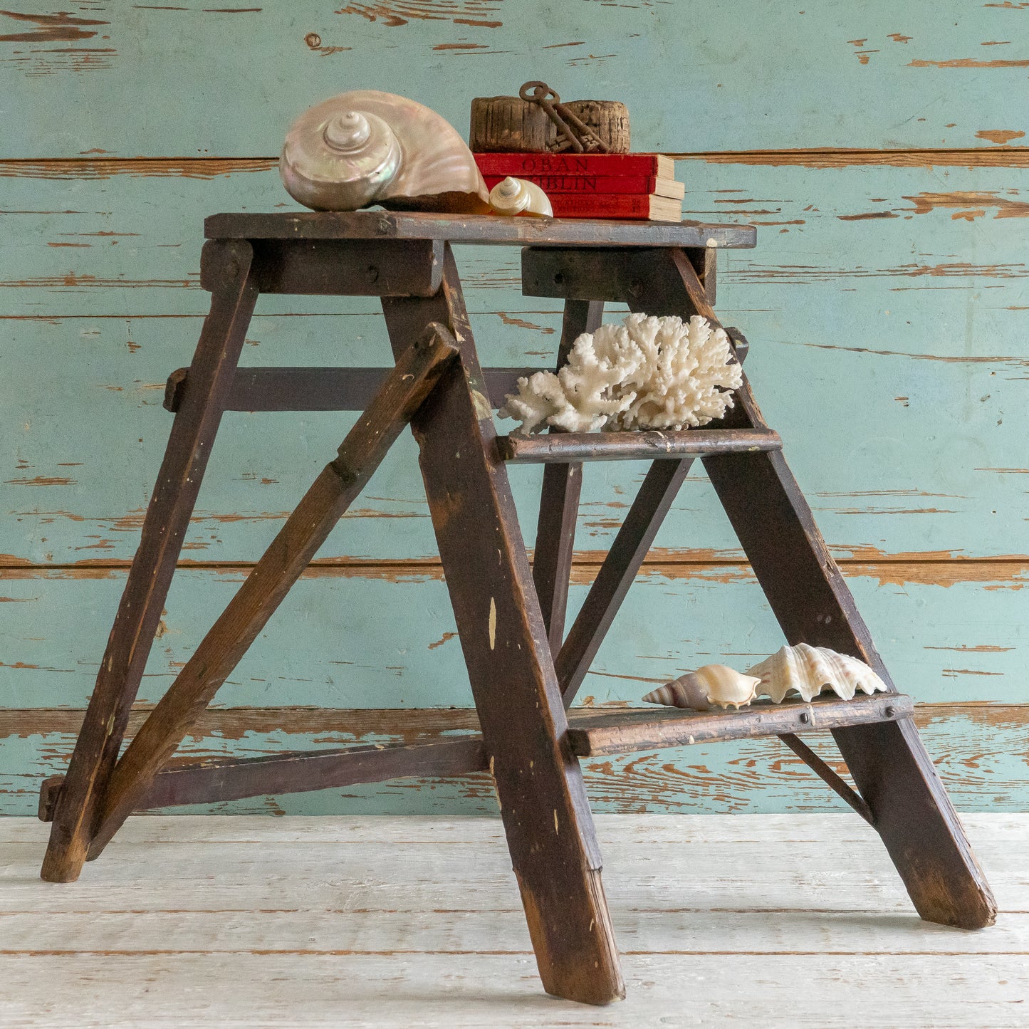 Rustic Set of Folding Steps