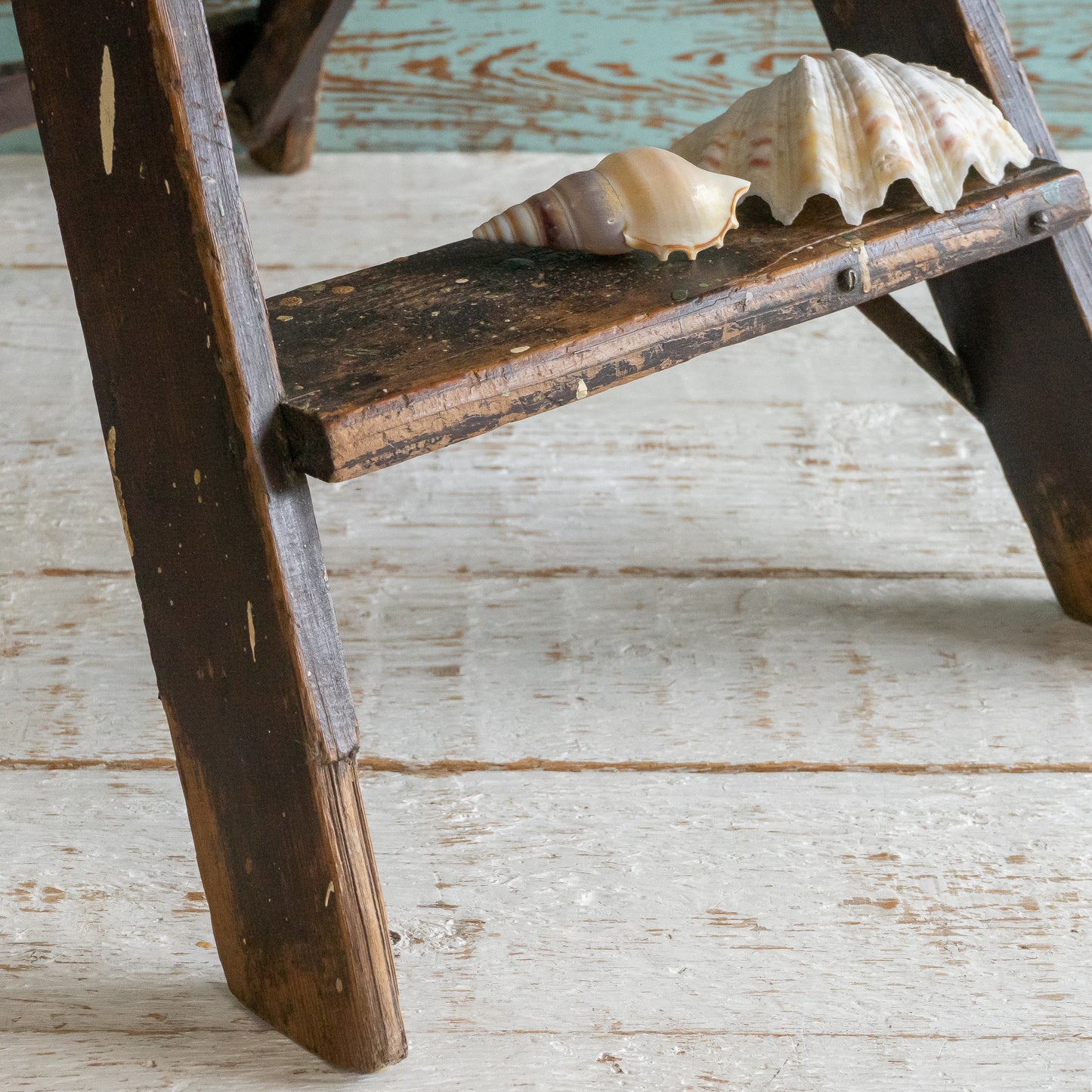 Rustic Set of Folding Steps