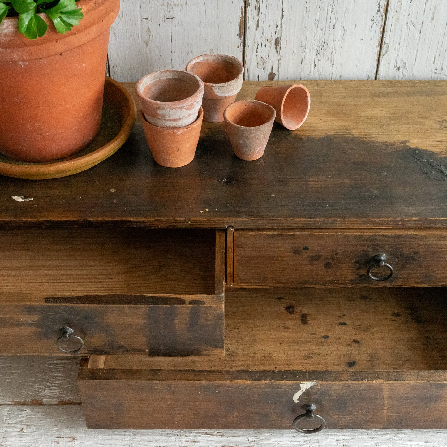 Rustic Set of Wooden Drawers