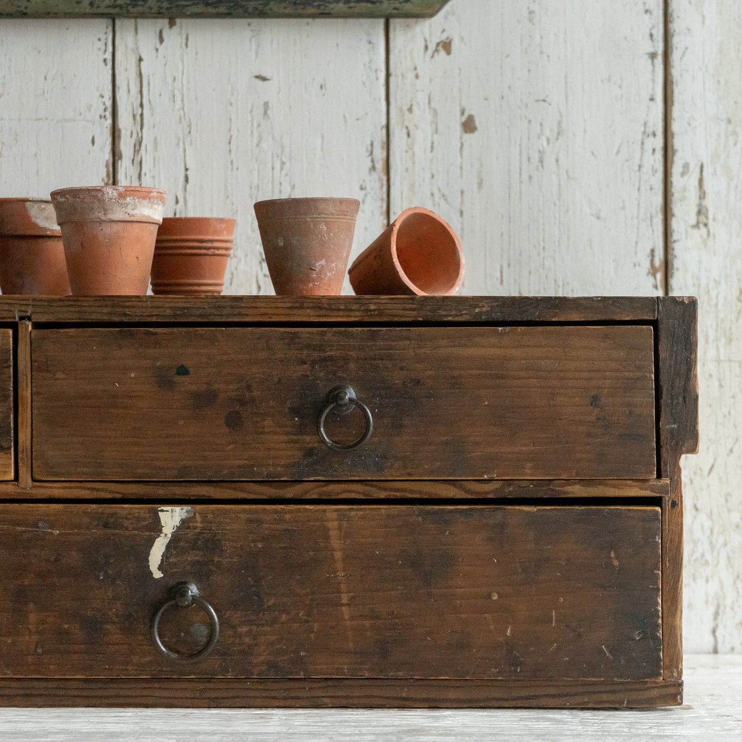 Rustic Set of Wooden Drawers