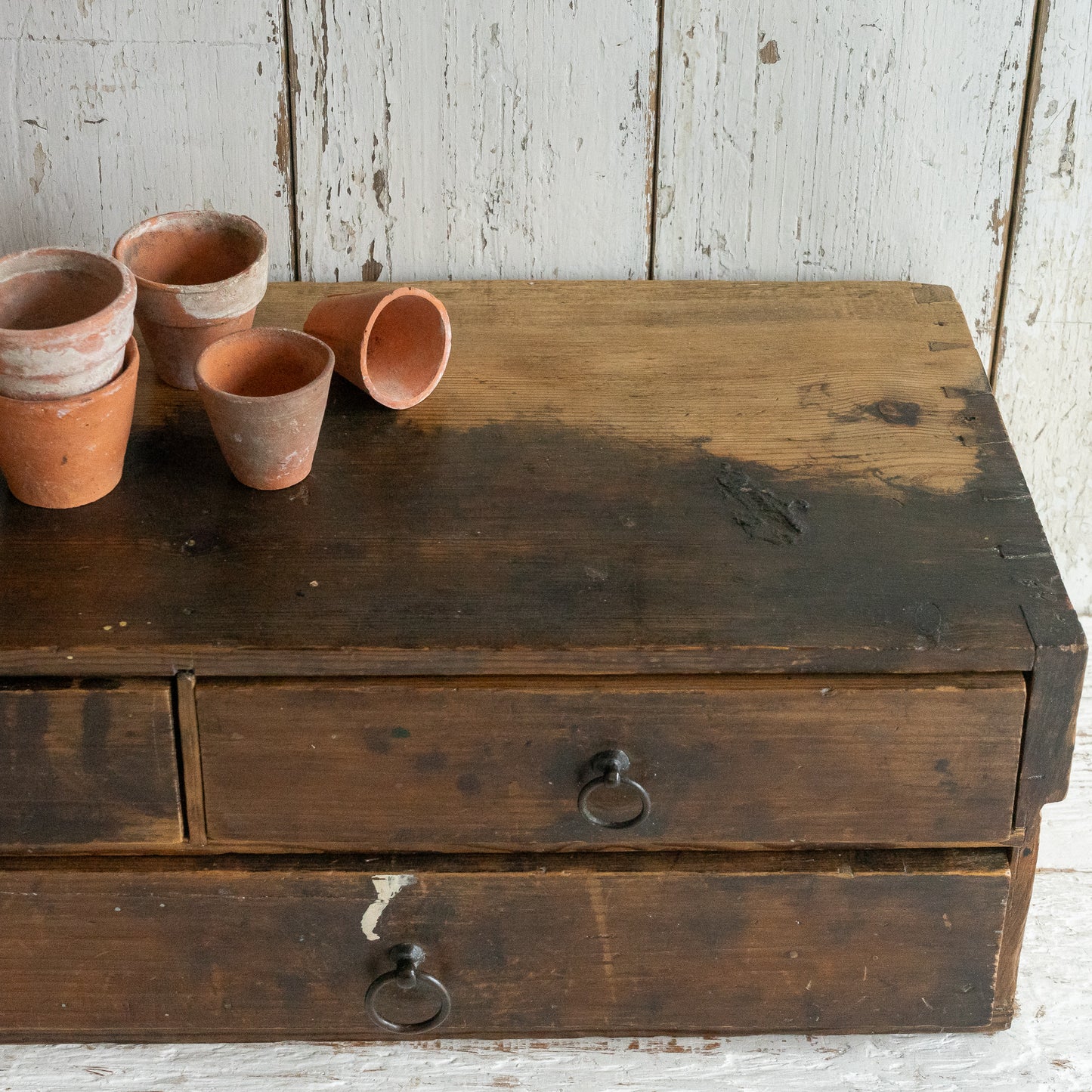 Rustic Set of Wooden Drawers