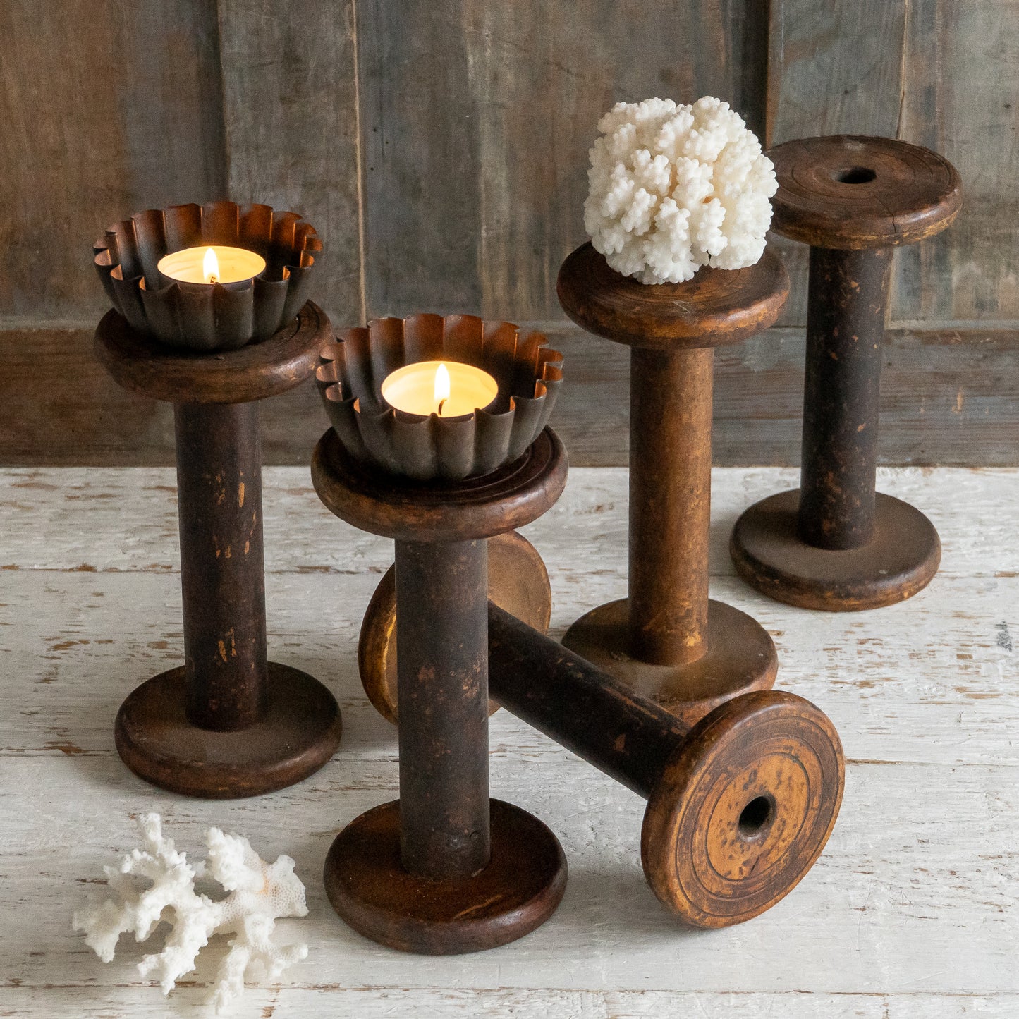 Rustic Wooden Bobbin