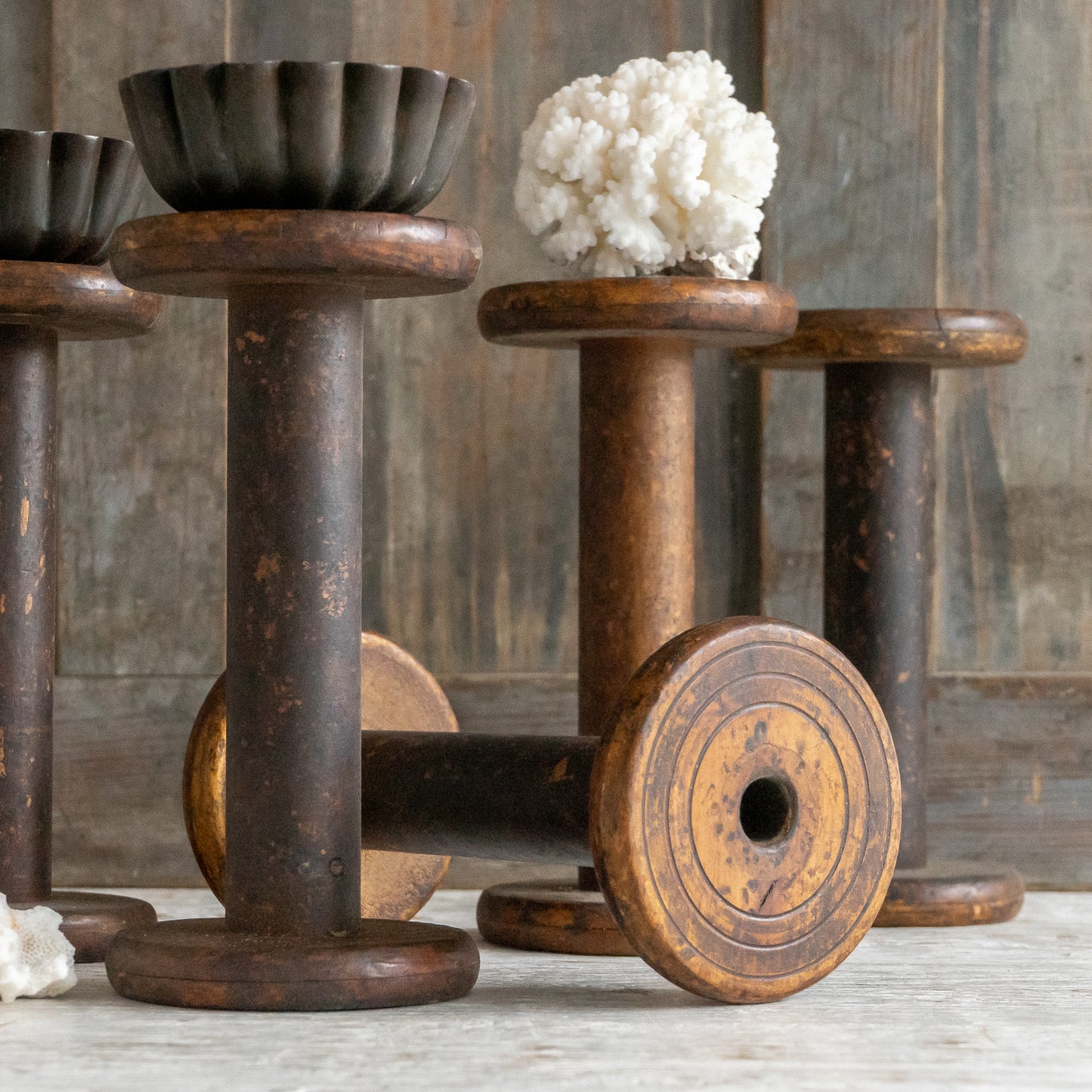 Rustic Wooden Bobbin