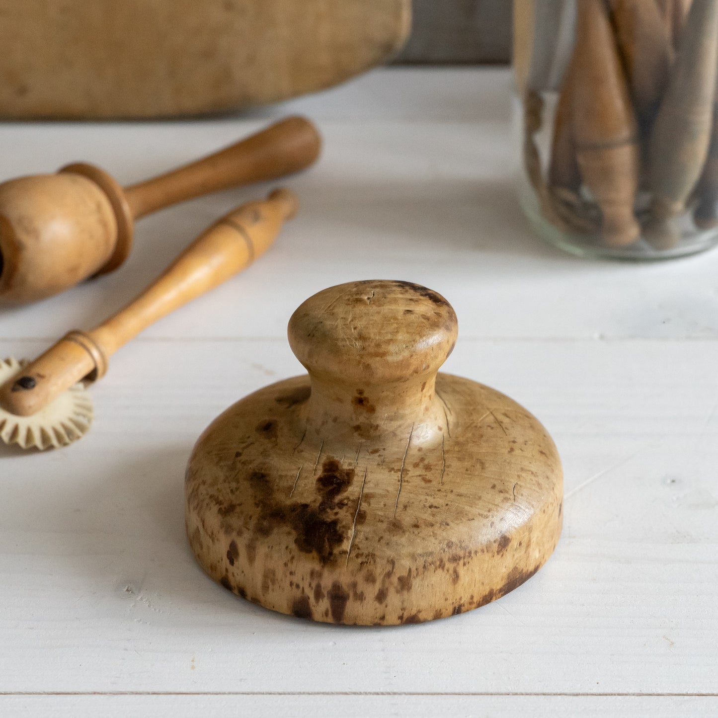 Rustic Wooden Butter Stamp