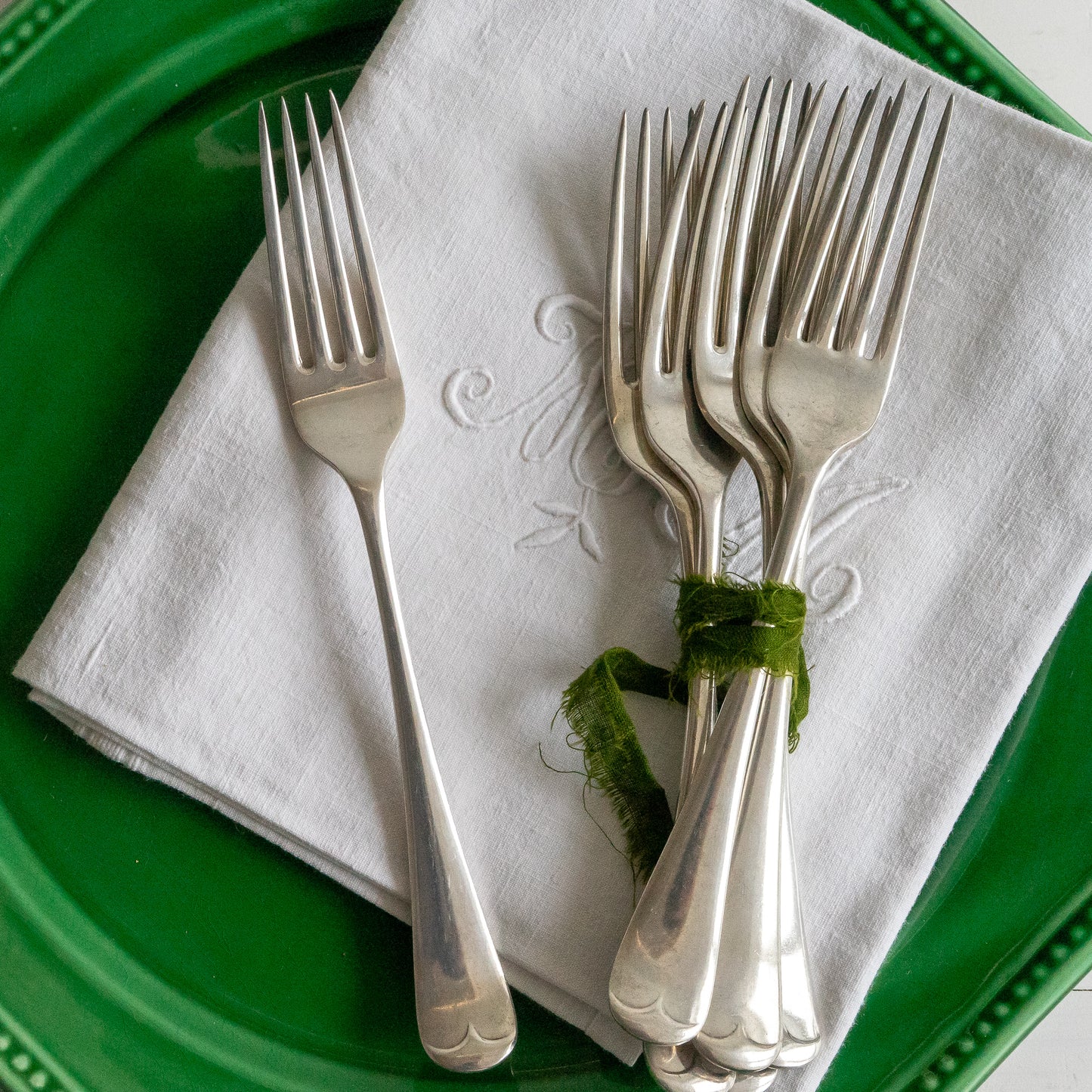 Set of 6 Large Dinner Forks