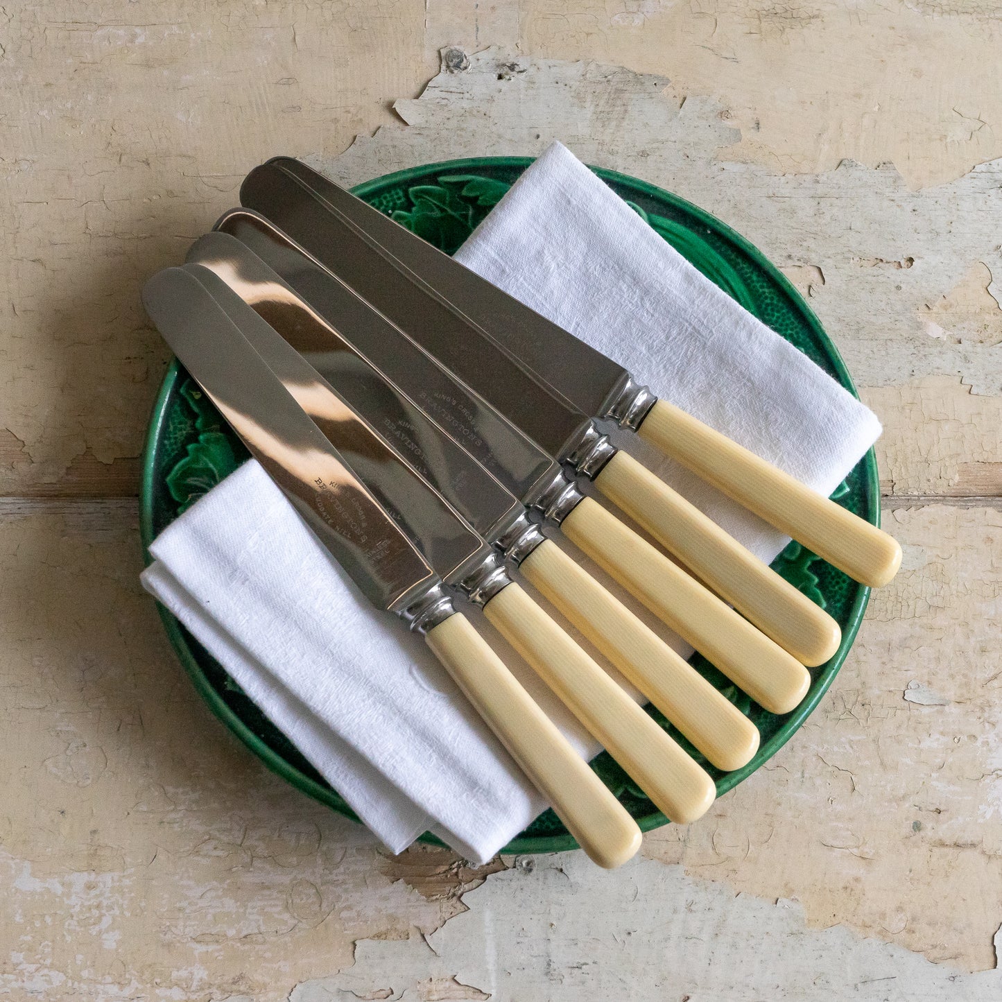 Set of 6 Large Vintage Dinner Knives