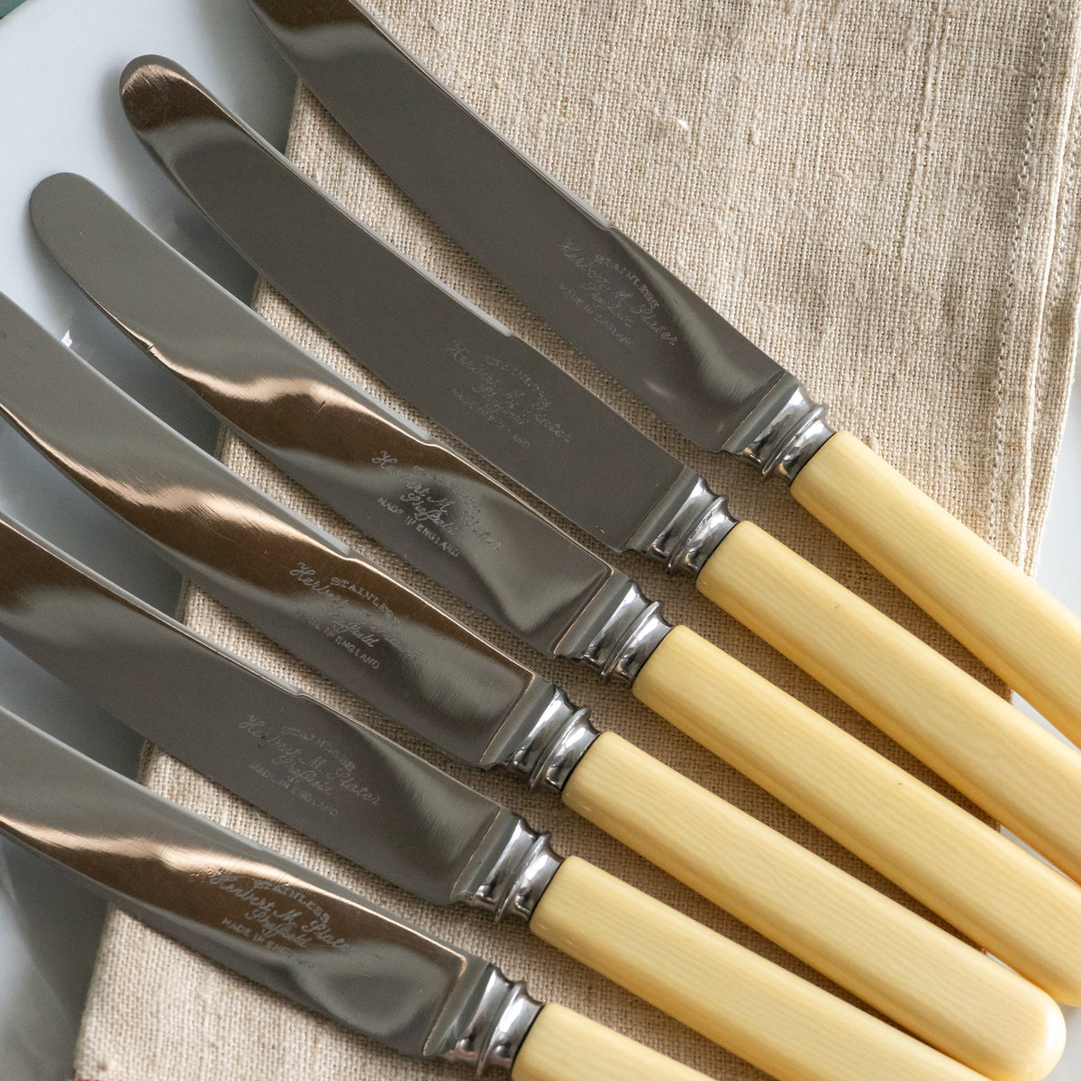 Set of 6 Vintage Side Knives