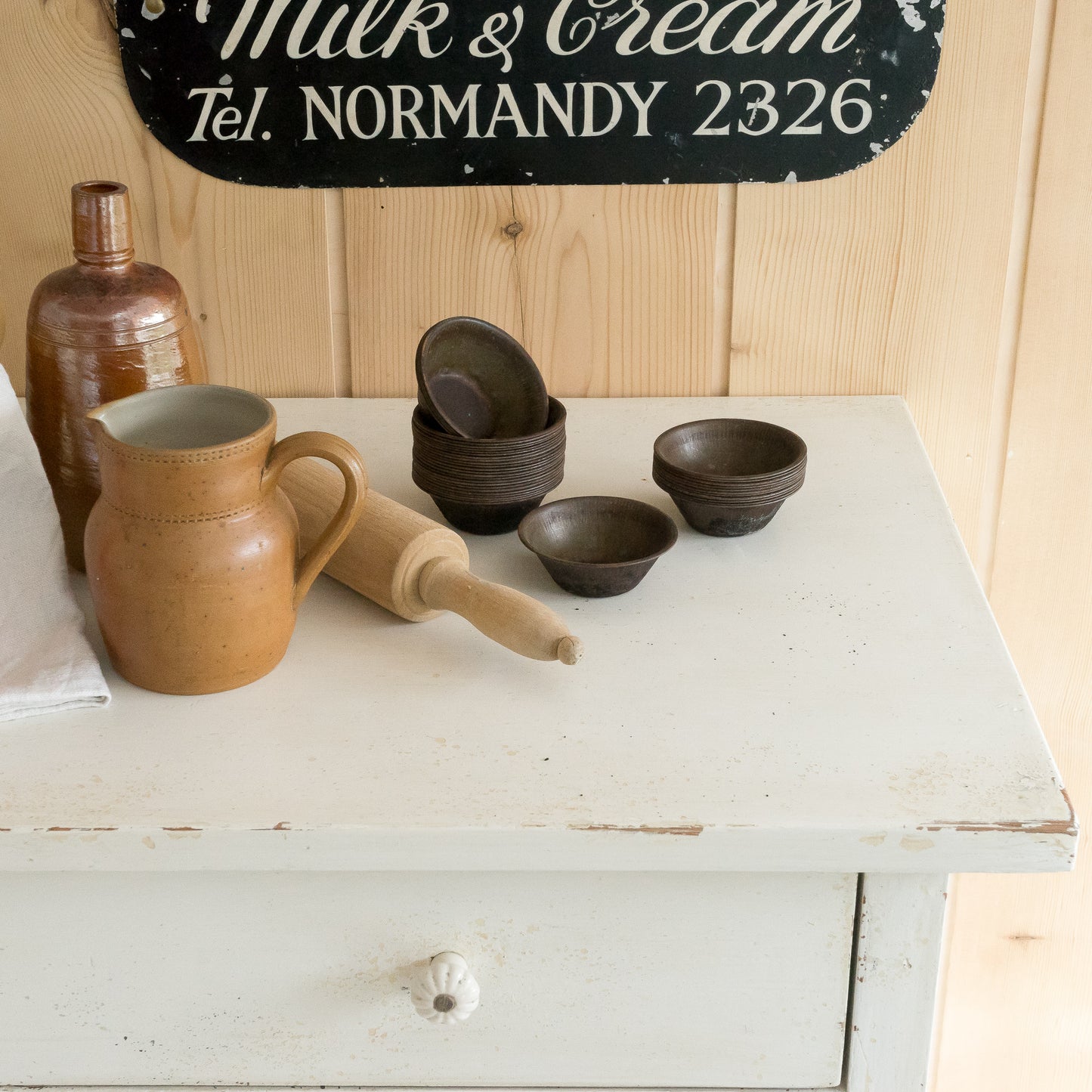 Simple Original Painted Cupboard