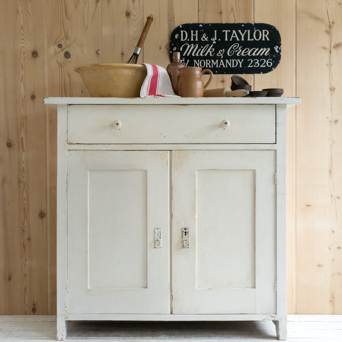 Simple Original Painted Cupboard