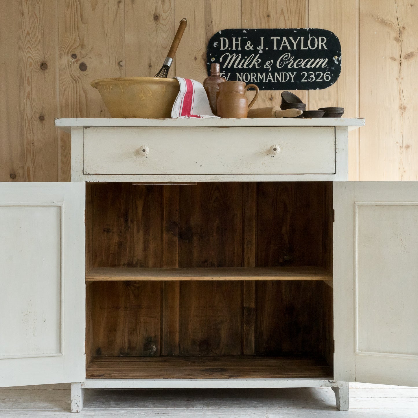 Simple Original Painted Cupboard