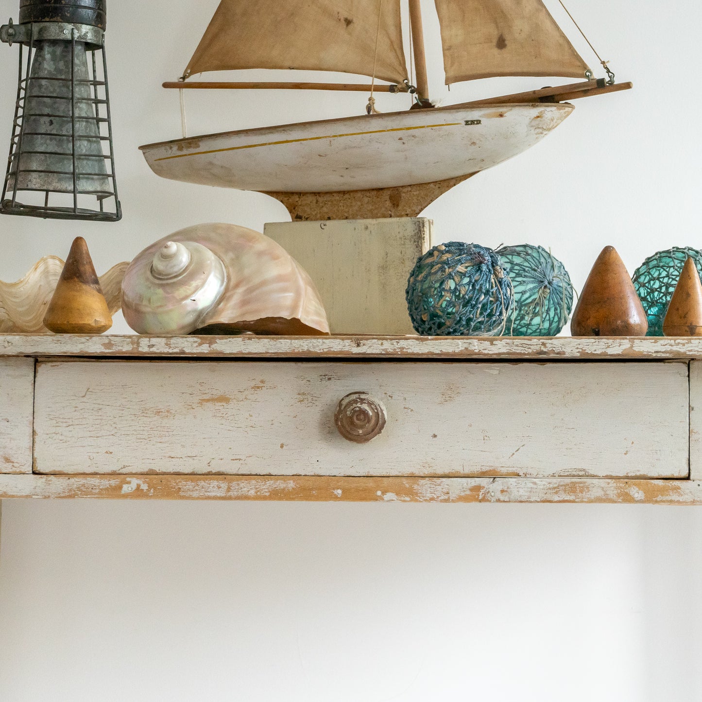Simple Original Painted French Table