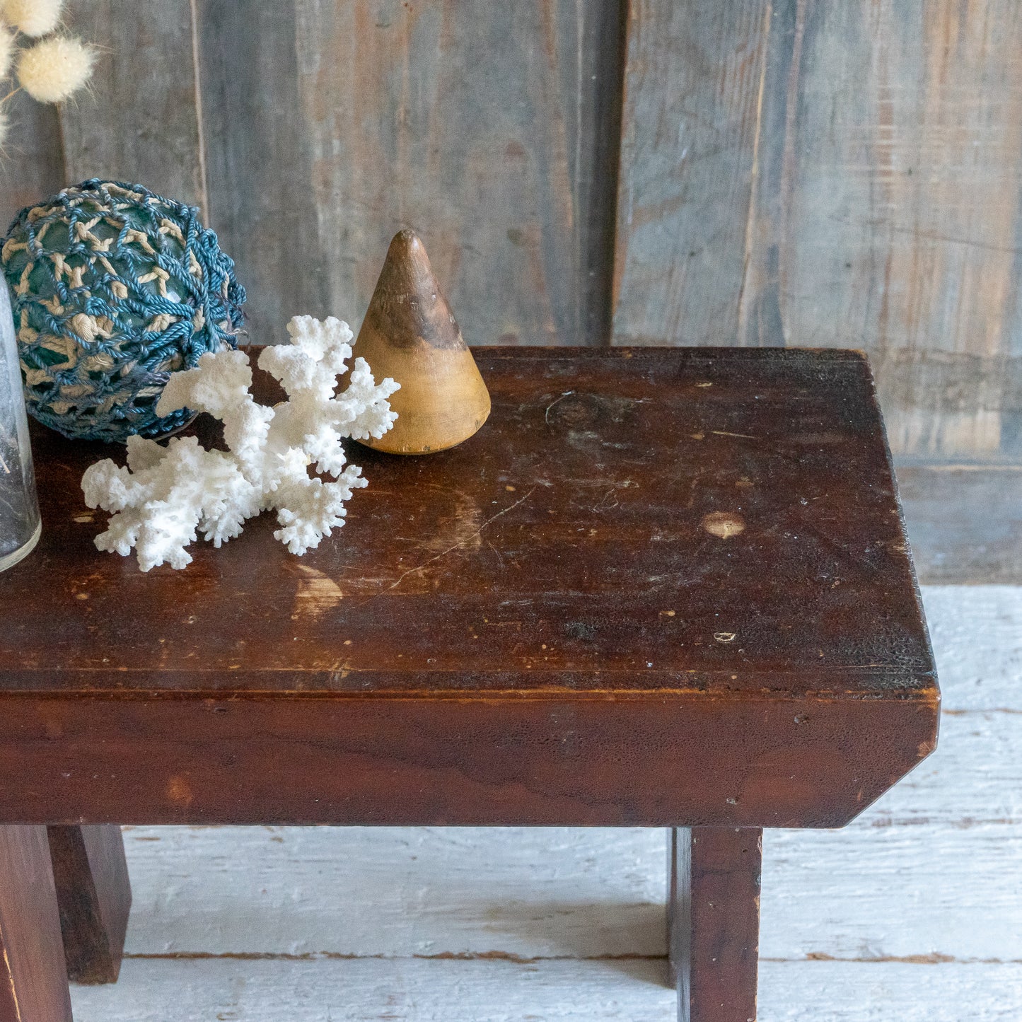 Simple Rustic Wooden Stool