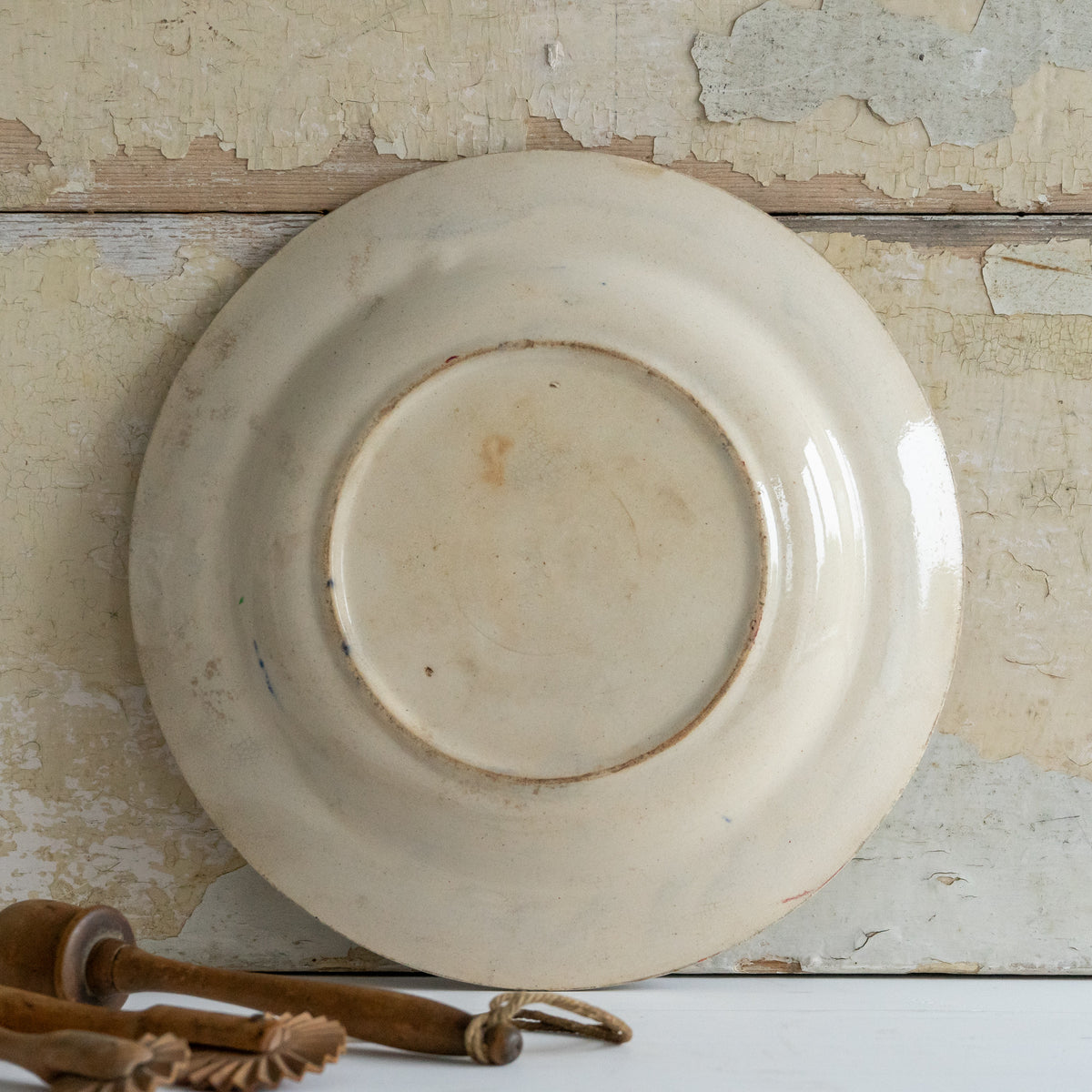 Antique Spongeware Plate