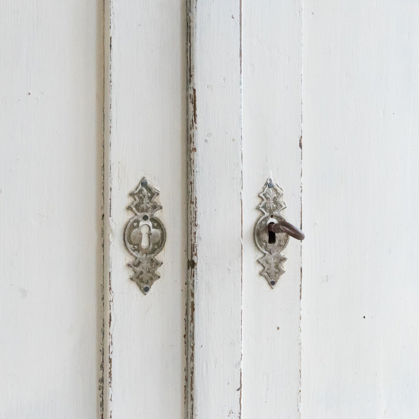 Timeworn Painted Cupboard