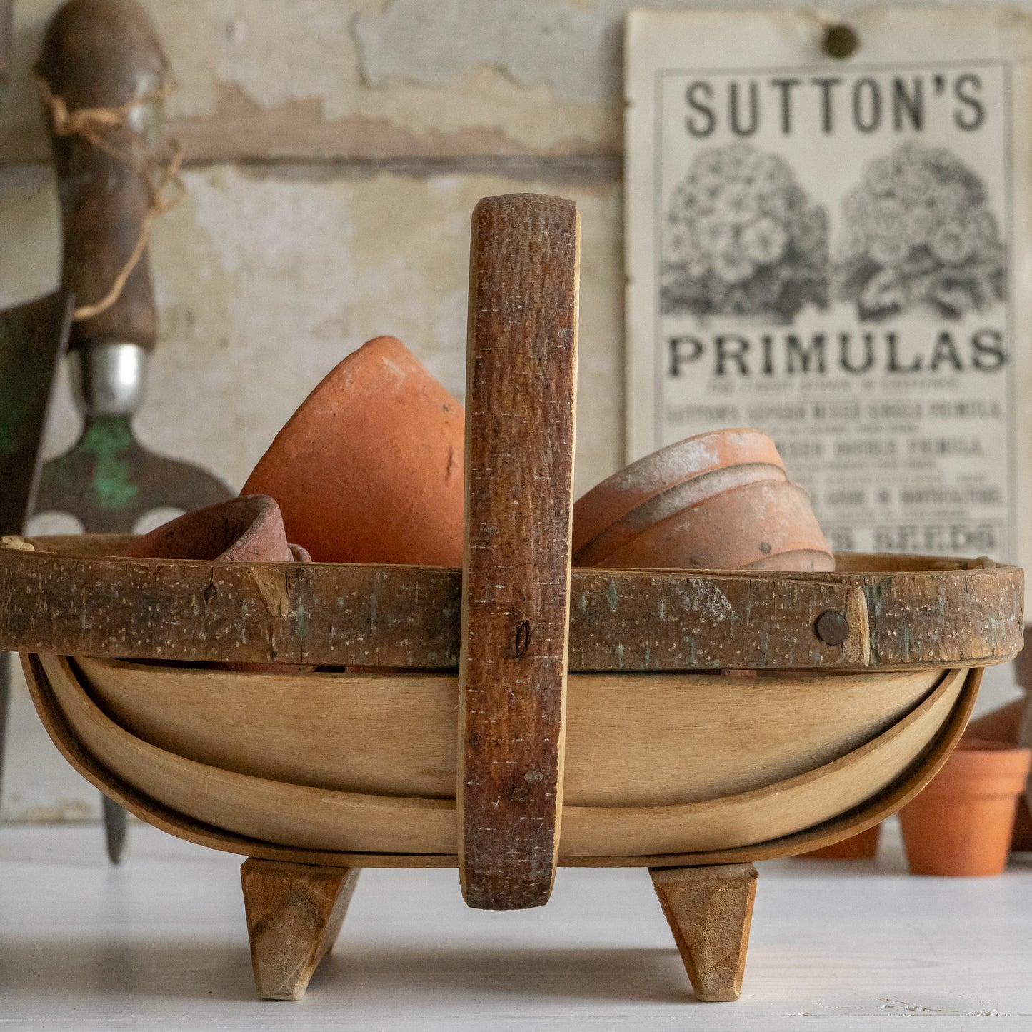 Tiny Rustic Wooden Trug