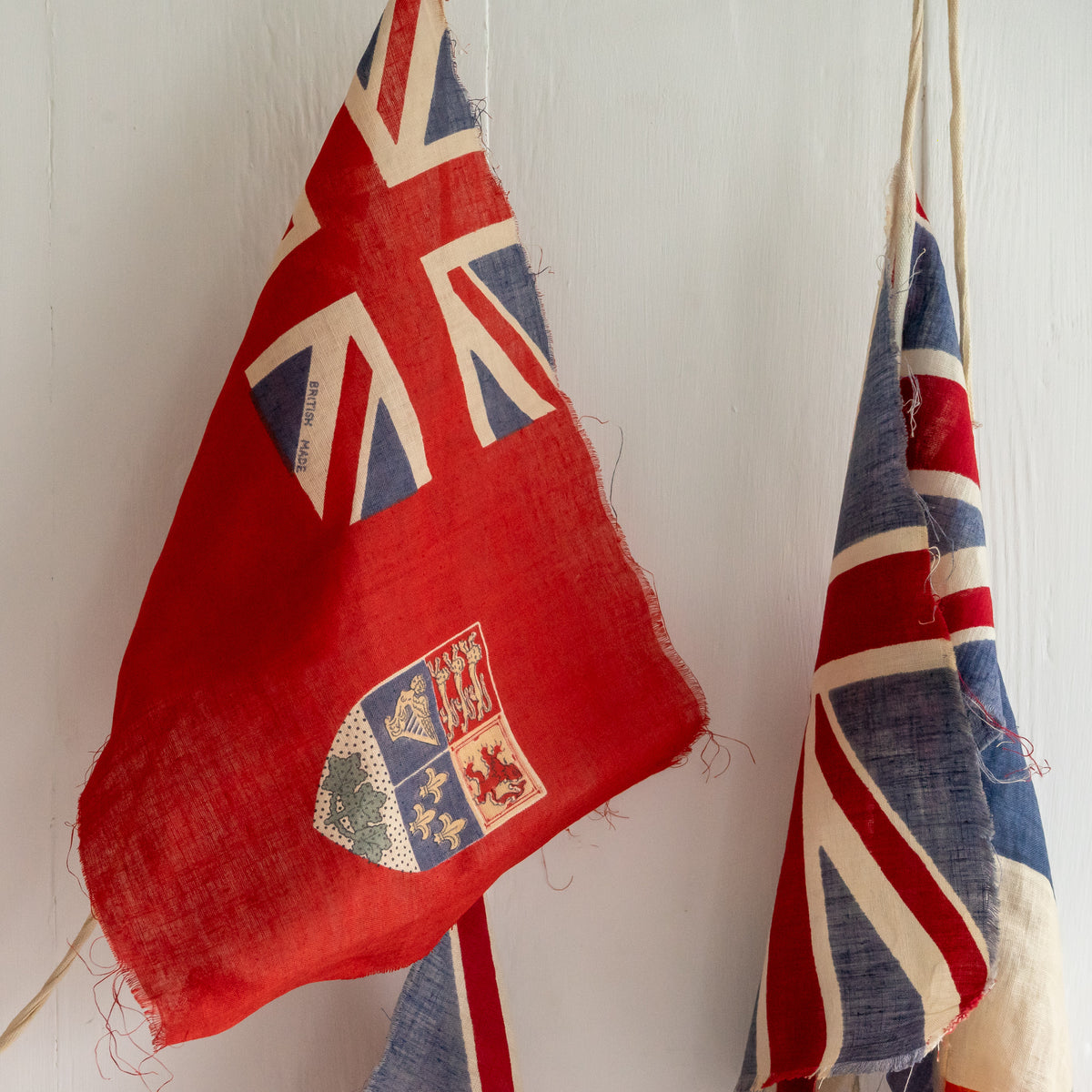 Vintage British Empire 1937 Cotton Flag Bunting