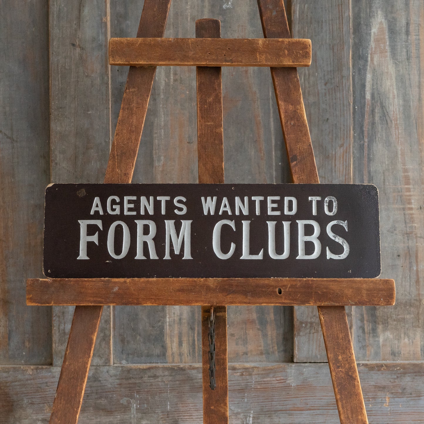 Vintage Cardboard Sign