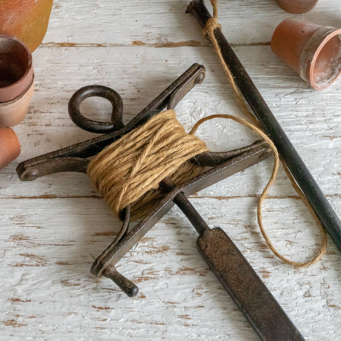 Vintage Cast Iron Garden Line