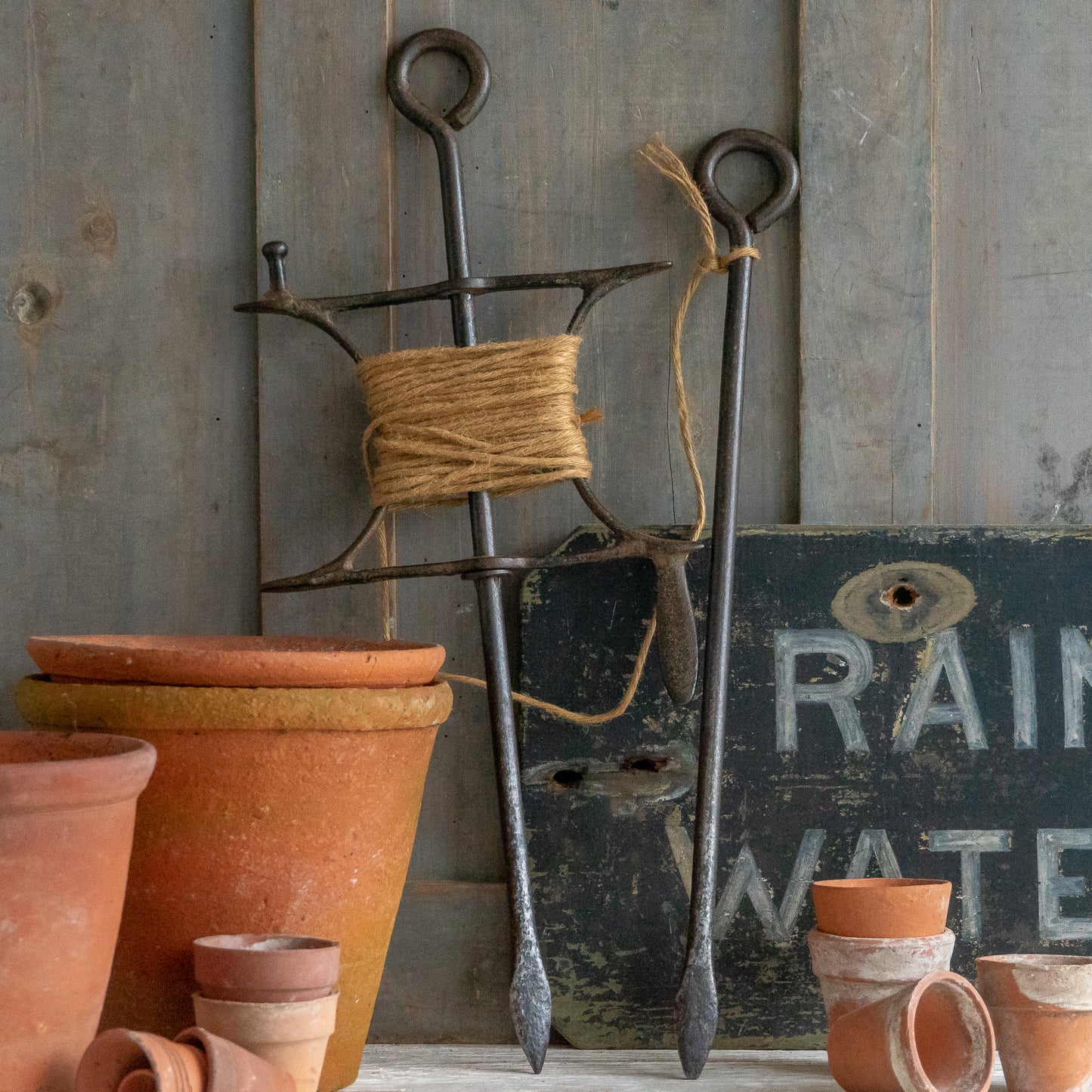 Vintage Cast Iron Garden Line #2
