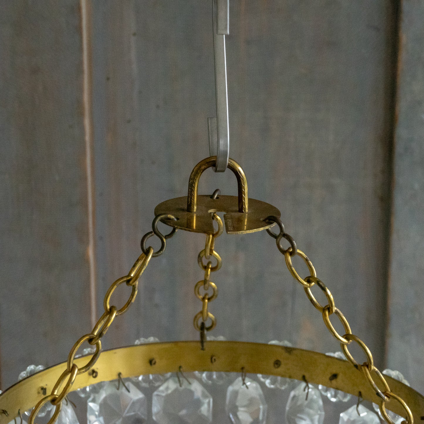 Vintage Crystal Bag Chandelier