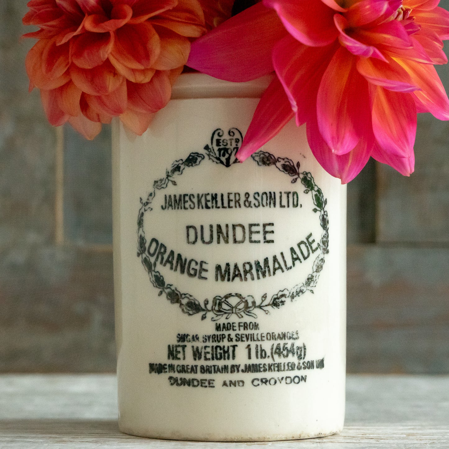 Vintage Dundee Orange Marmalade Pot