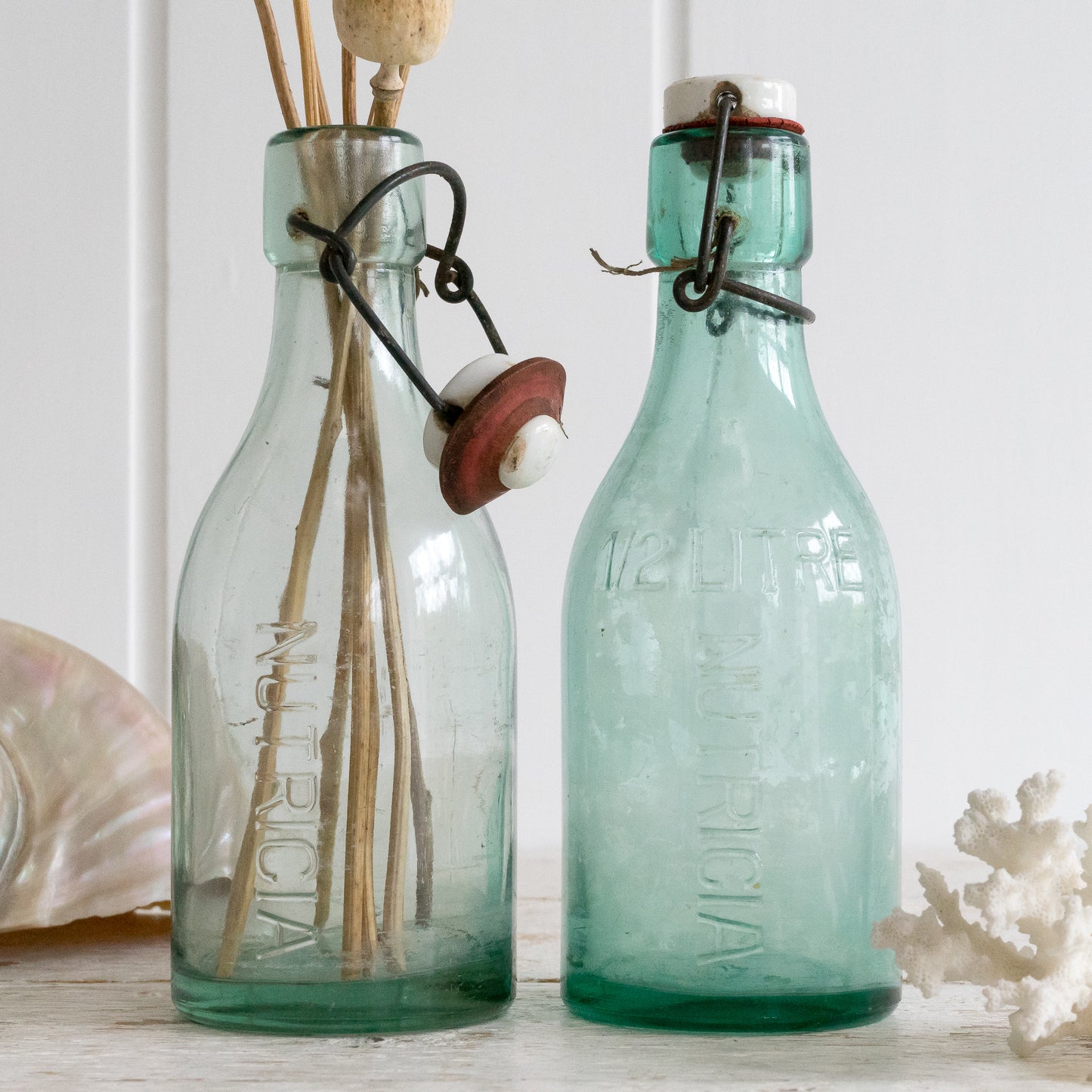 Vintage French Glass Bottle