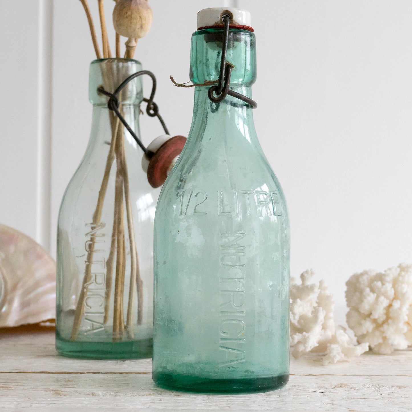 Vintage French Glass Bottle