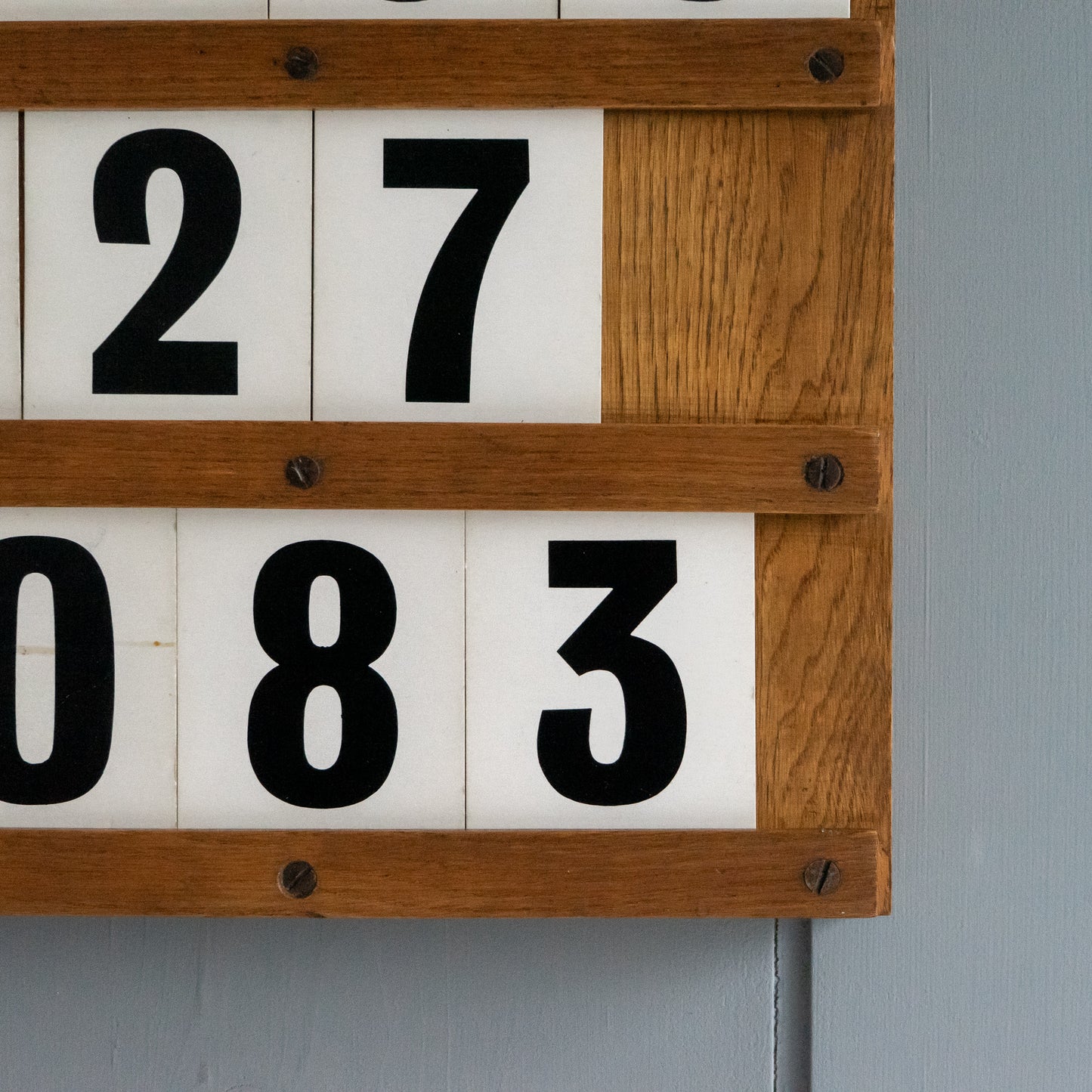 Vintage Hymn Board and Numbers