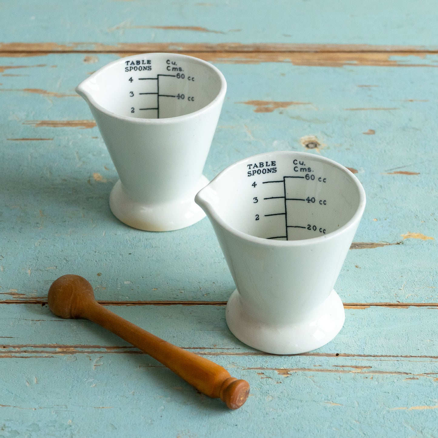 Vintage Ironstone 4 Tablespoon Measure