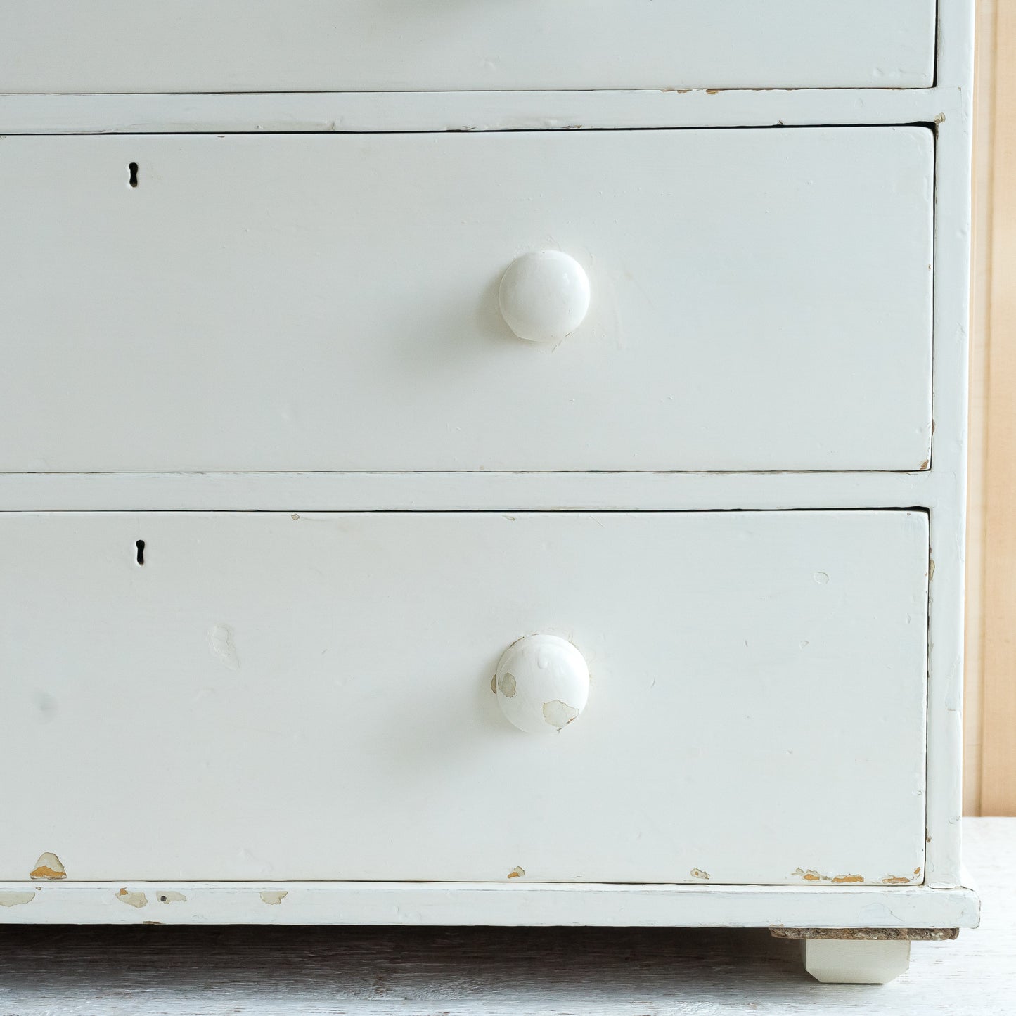 Vintage Painted Pine Chest of Drawers