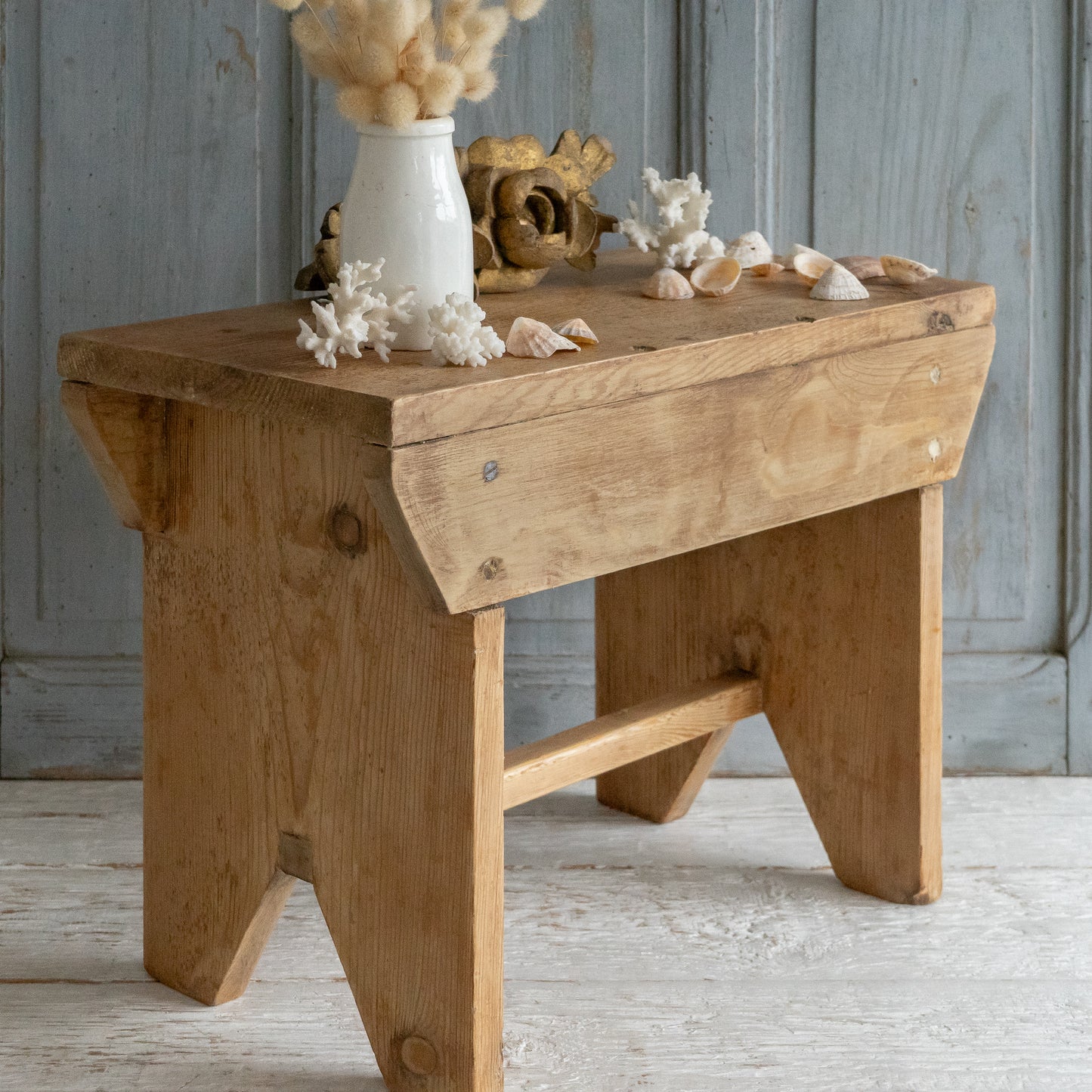 Vintage Pine Stool