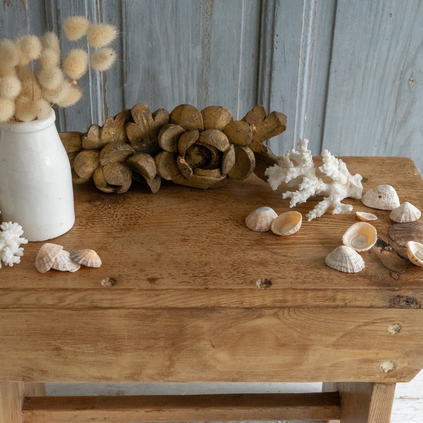 Vintage Pine Stool