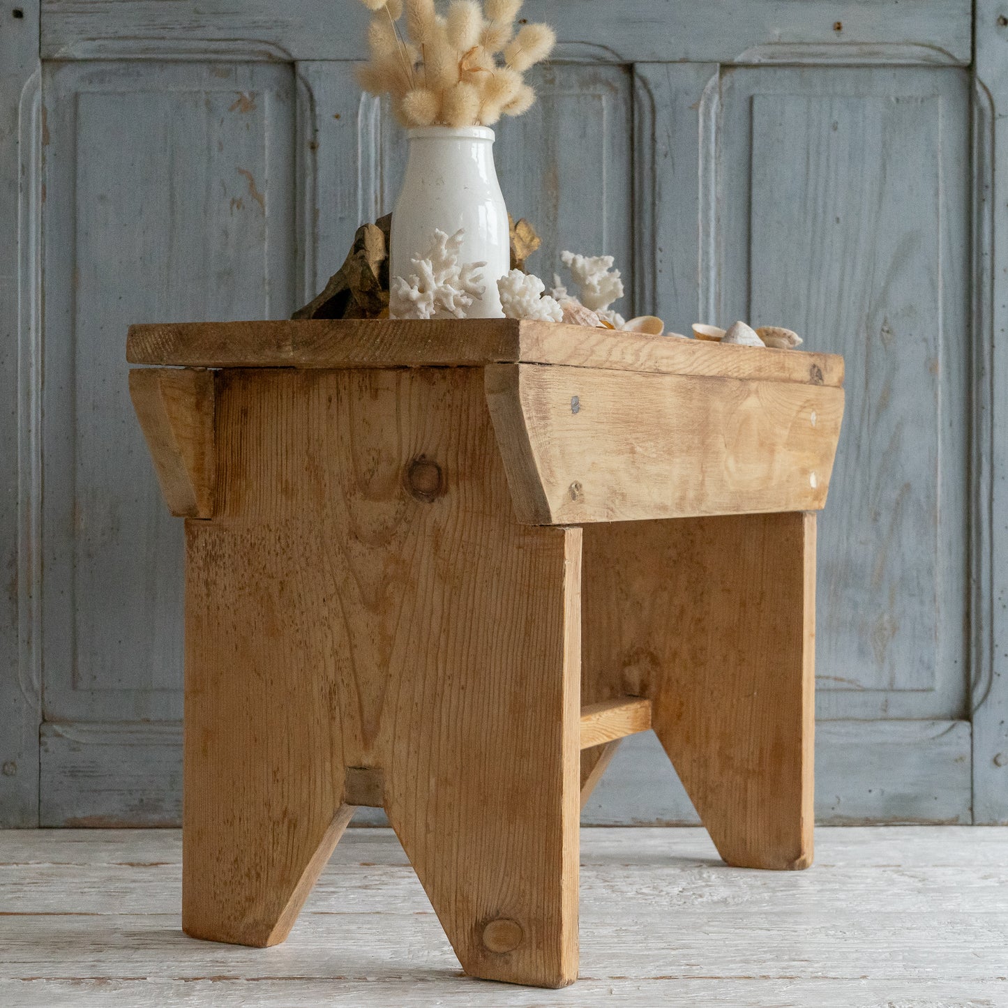 Vintage Pine Stool