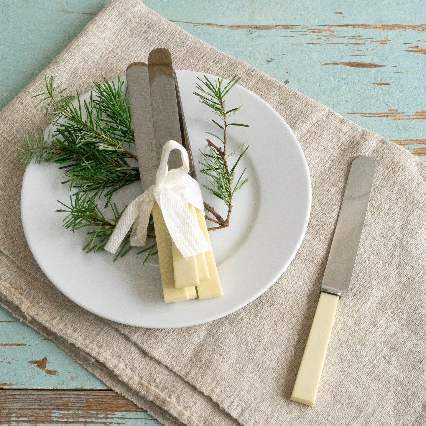 Vintage Set of 6 Small Dinner Knives