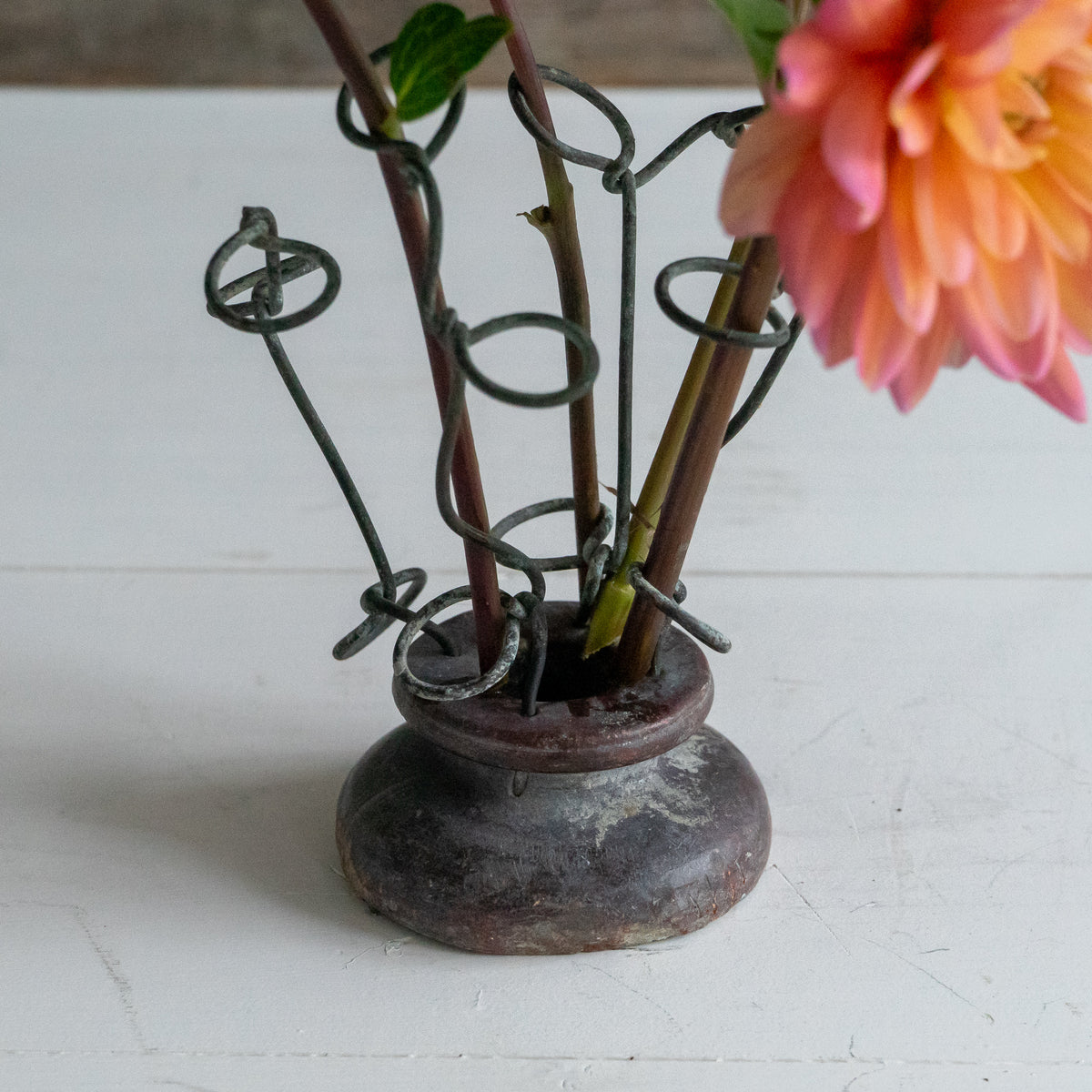 Vintage Wire Work Flower Frog