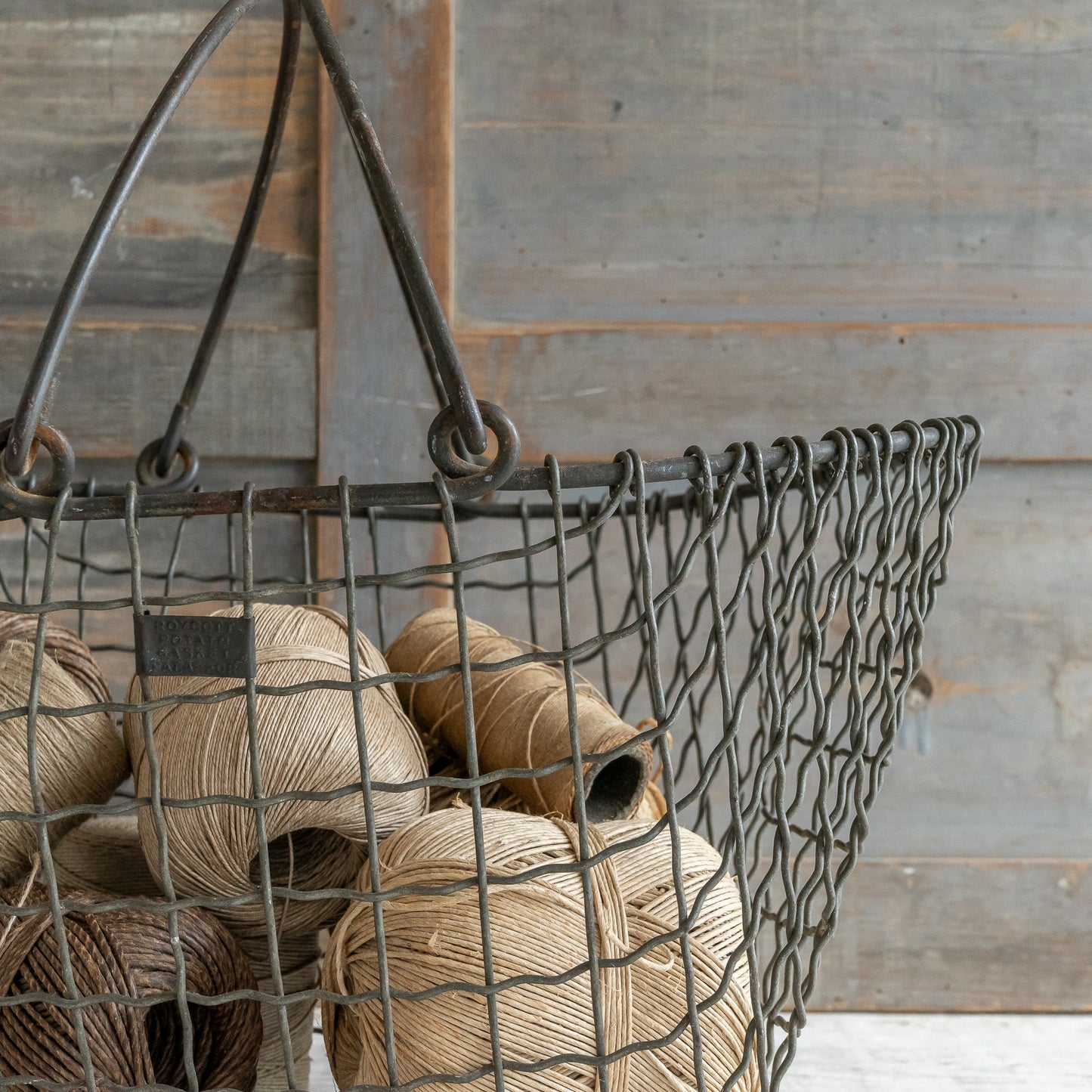 Vintage Wire Work Roycott Potato Basket