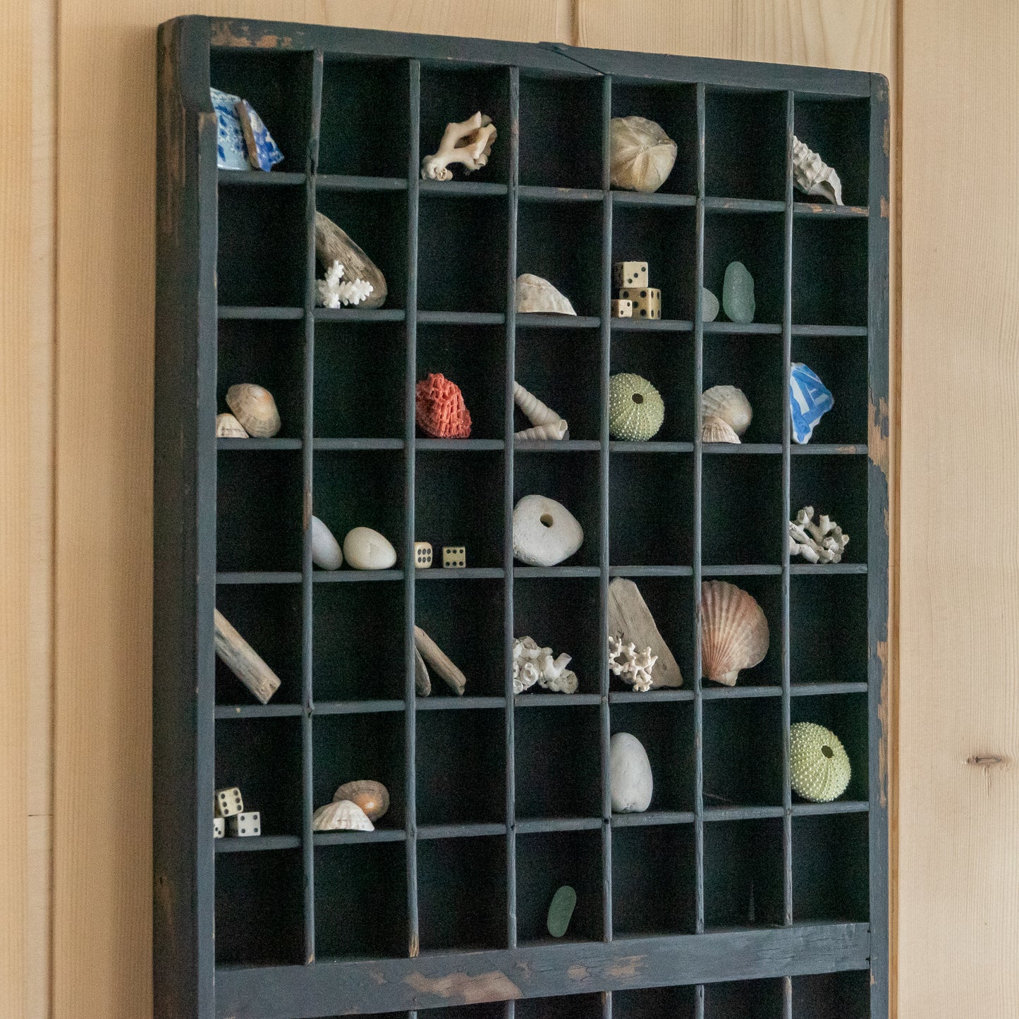 Vintage Wooden Printers Tray