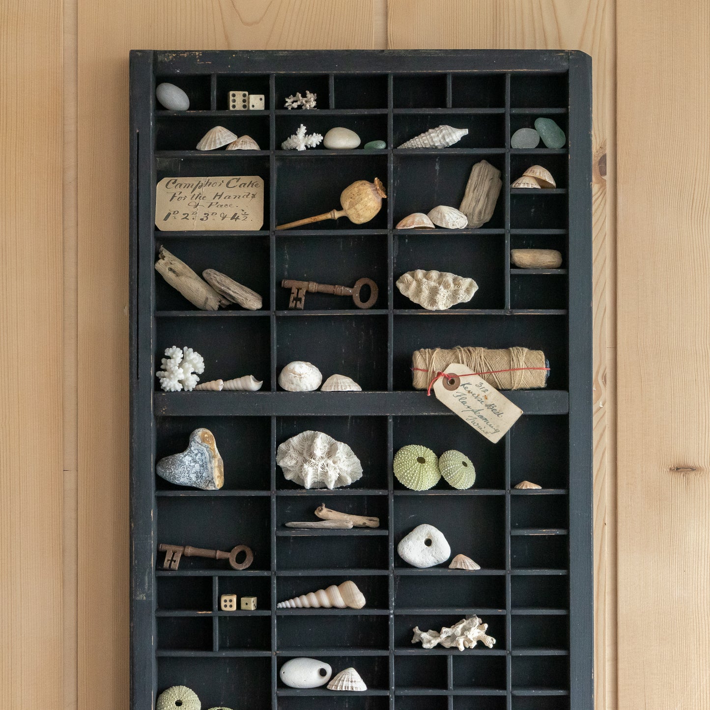 Vintage Wooden Printers Tray