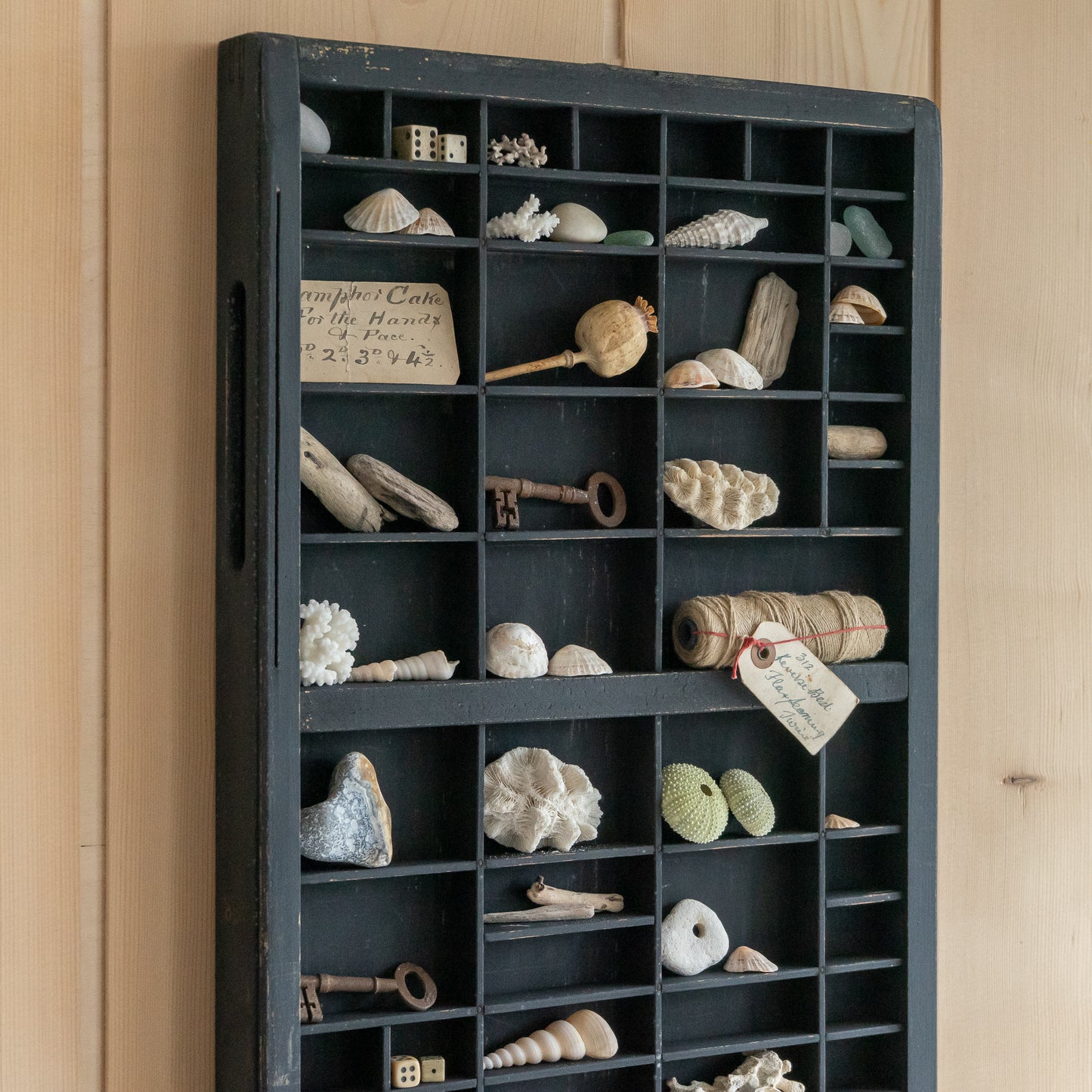 Vintage Wooden Printers Tray