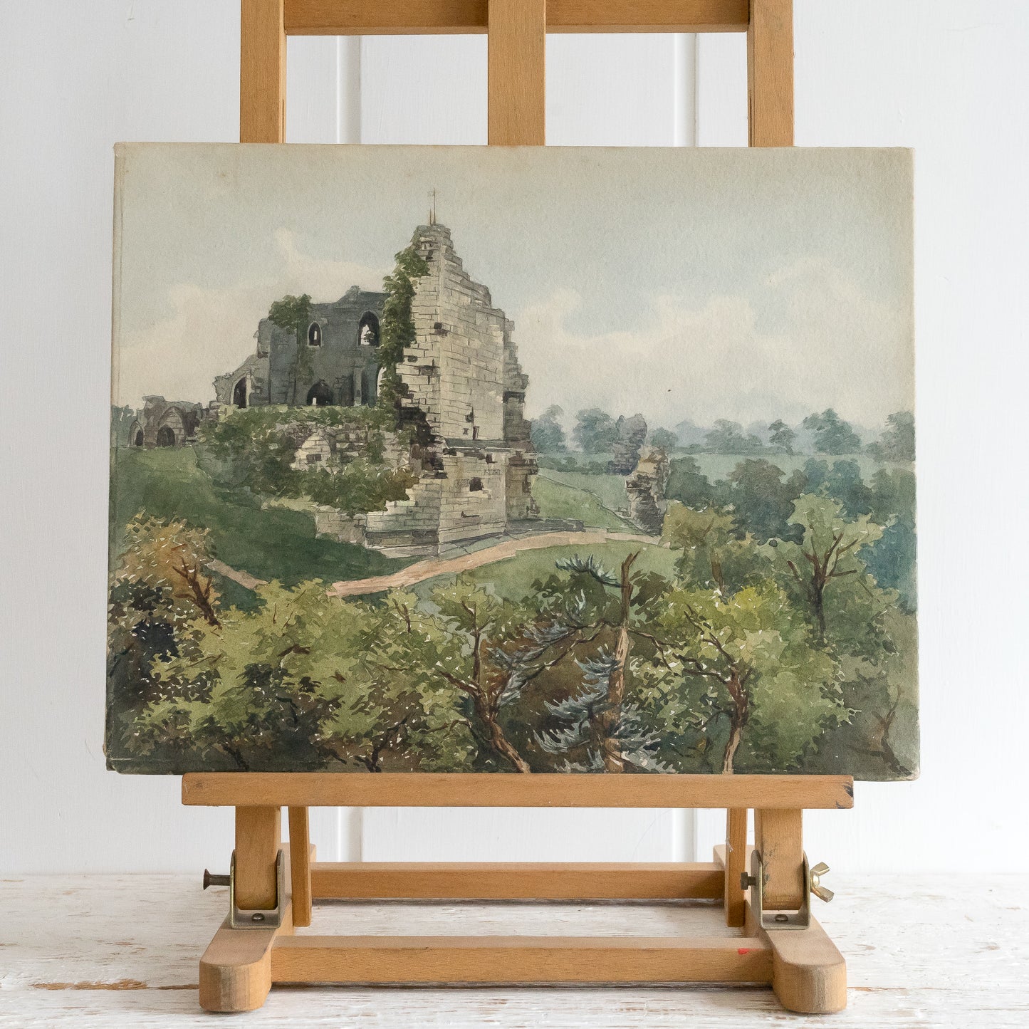 Watercolour of a Castle Ruin