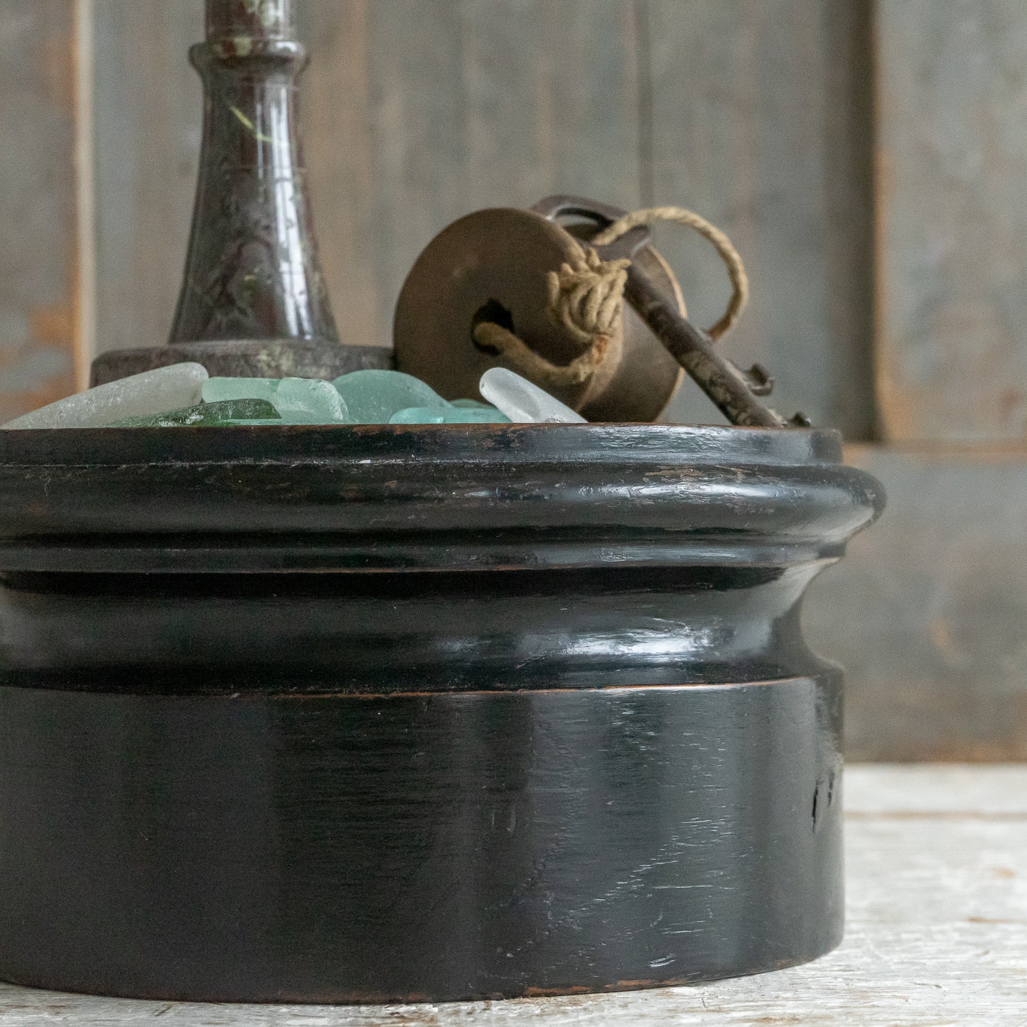 Wooden Ebonised Stand