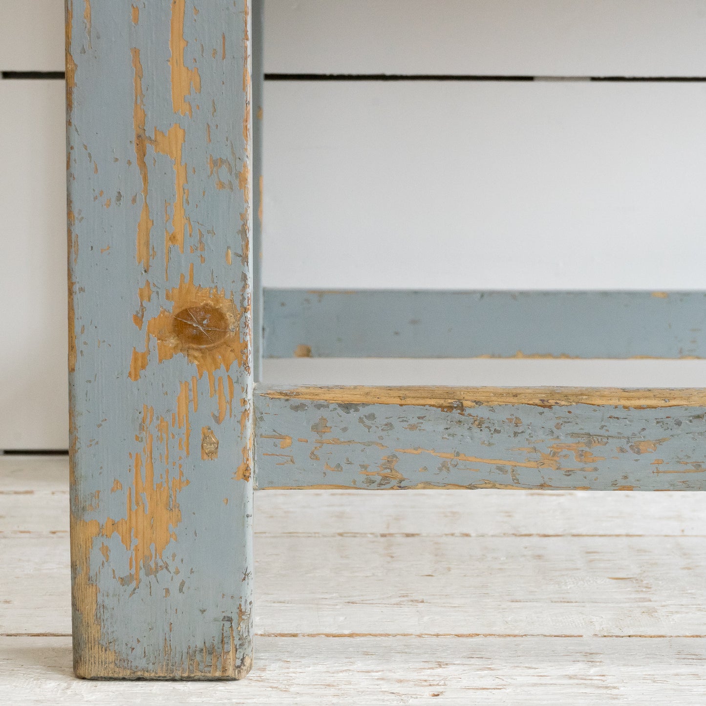Original Painted Rustic Work Table