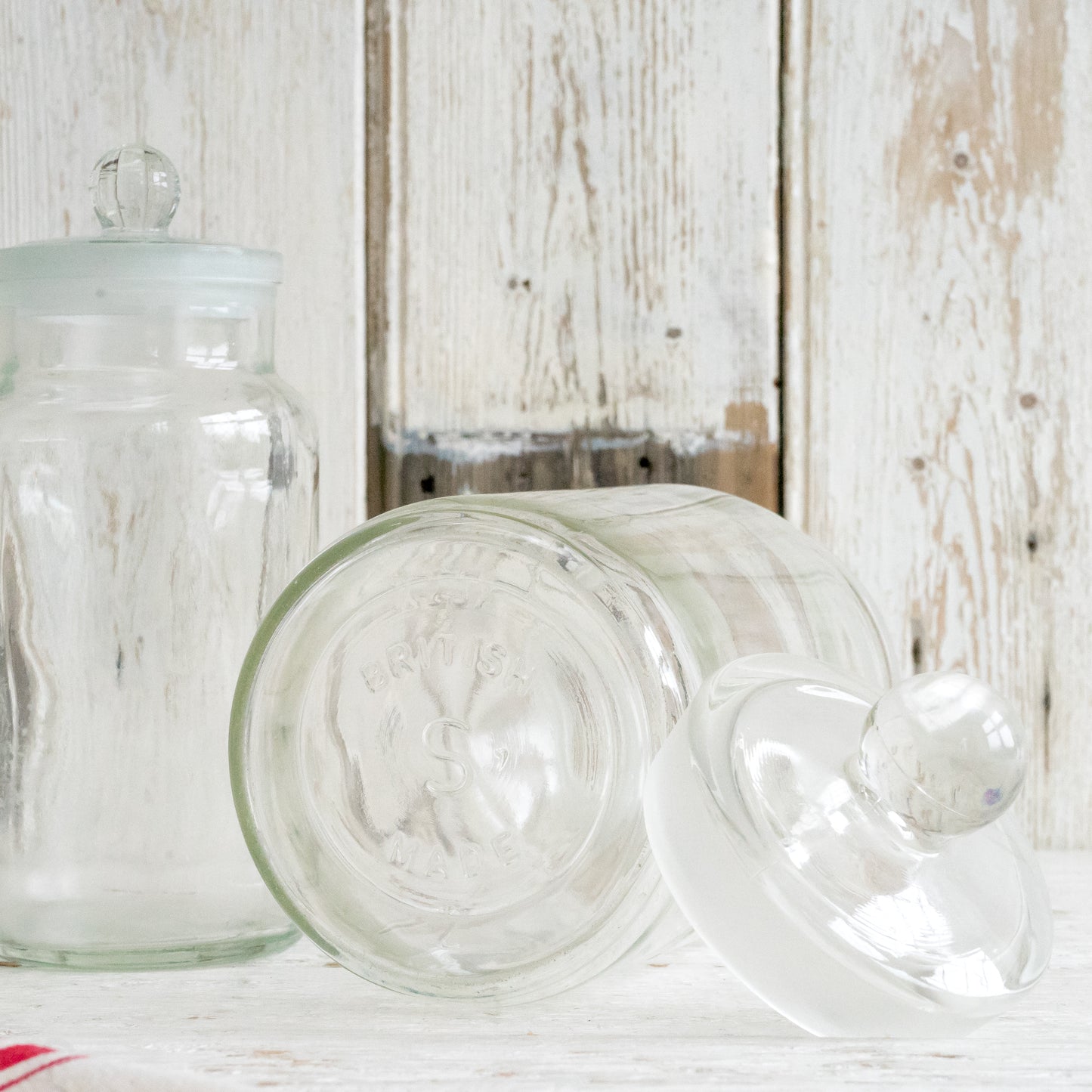 Vintage Glass Storage Jars