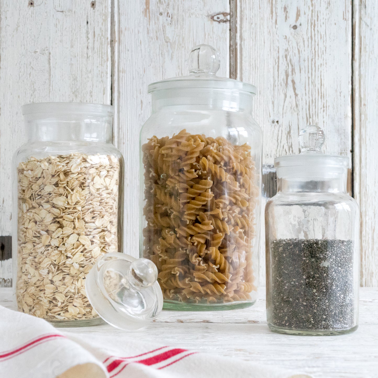 Vintage Glass Storage Jars