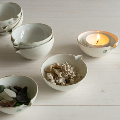 Apothecary Porcelain Crucible Bowl
